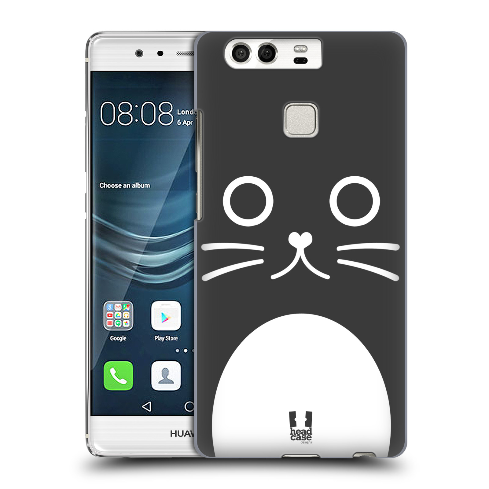 HEAD CASE plastový obal na mobil Huawei P9 / P9 DUAL SIM vzor Cartoon Karikatura kreslená zvířátka kočka