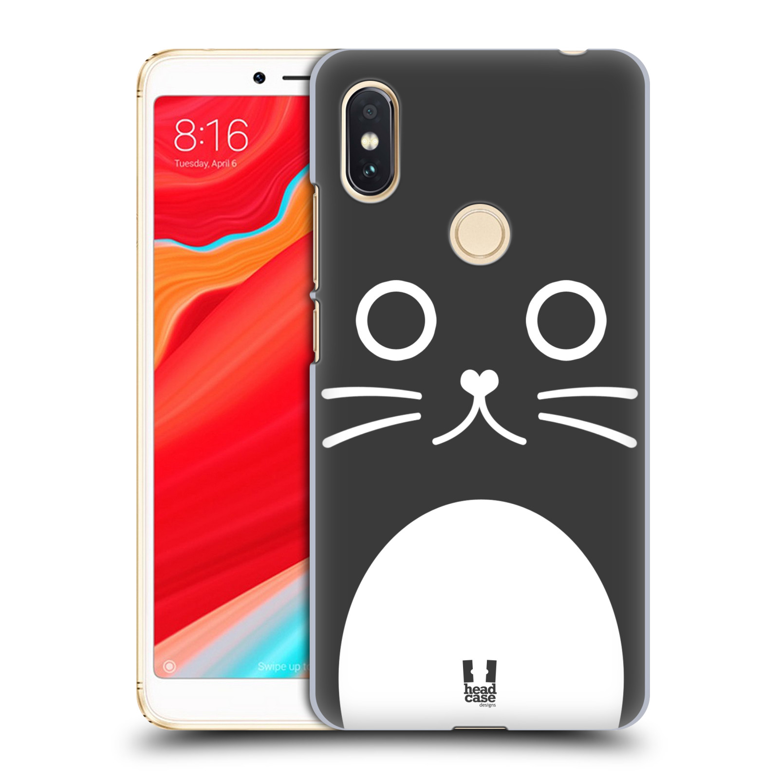 HEAD CASE plastový obal na mobil Xiaomi Redmi S2 vzor Cartoon Karikatura kreslená zvířátka kočka