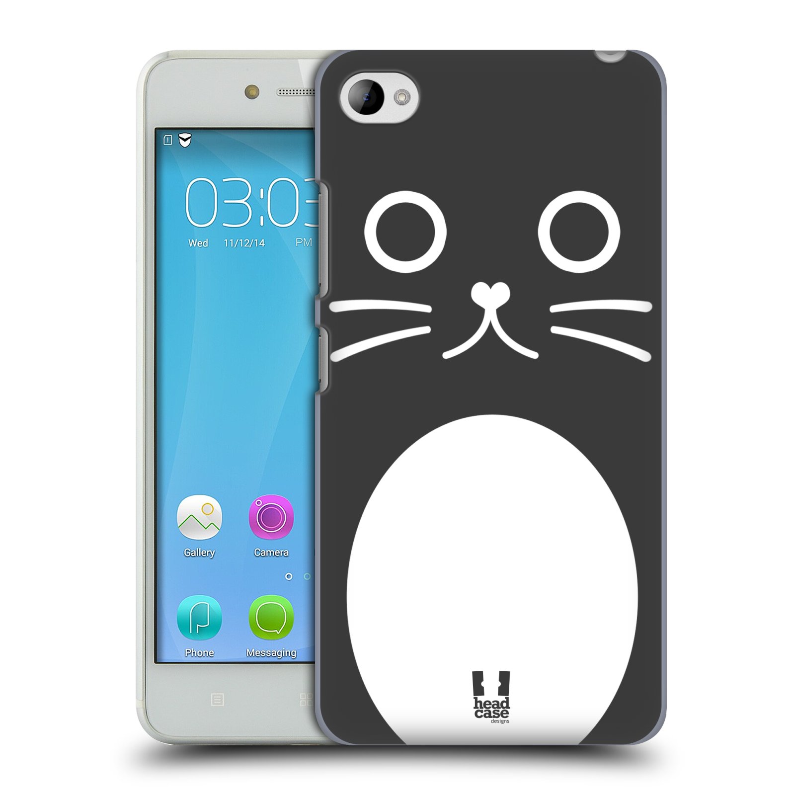 HEAD CASE pevný plastový obal na mobil LENOVO S90 vzor Cartoon Karikatura kreslená zvířátka kočka
