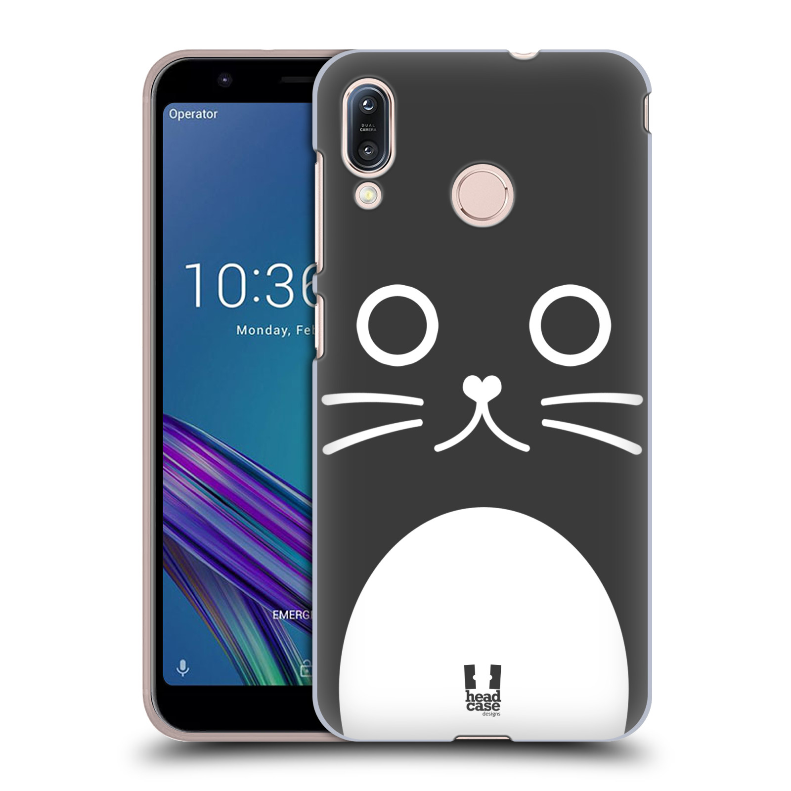 Pouzdro na mobil Asus Zenfone Max M1 (ZB555KL) - HEAD CASE - vzor Cartoon Karikatura kreslená zvířátka kočka