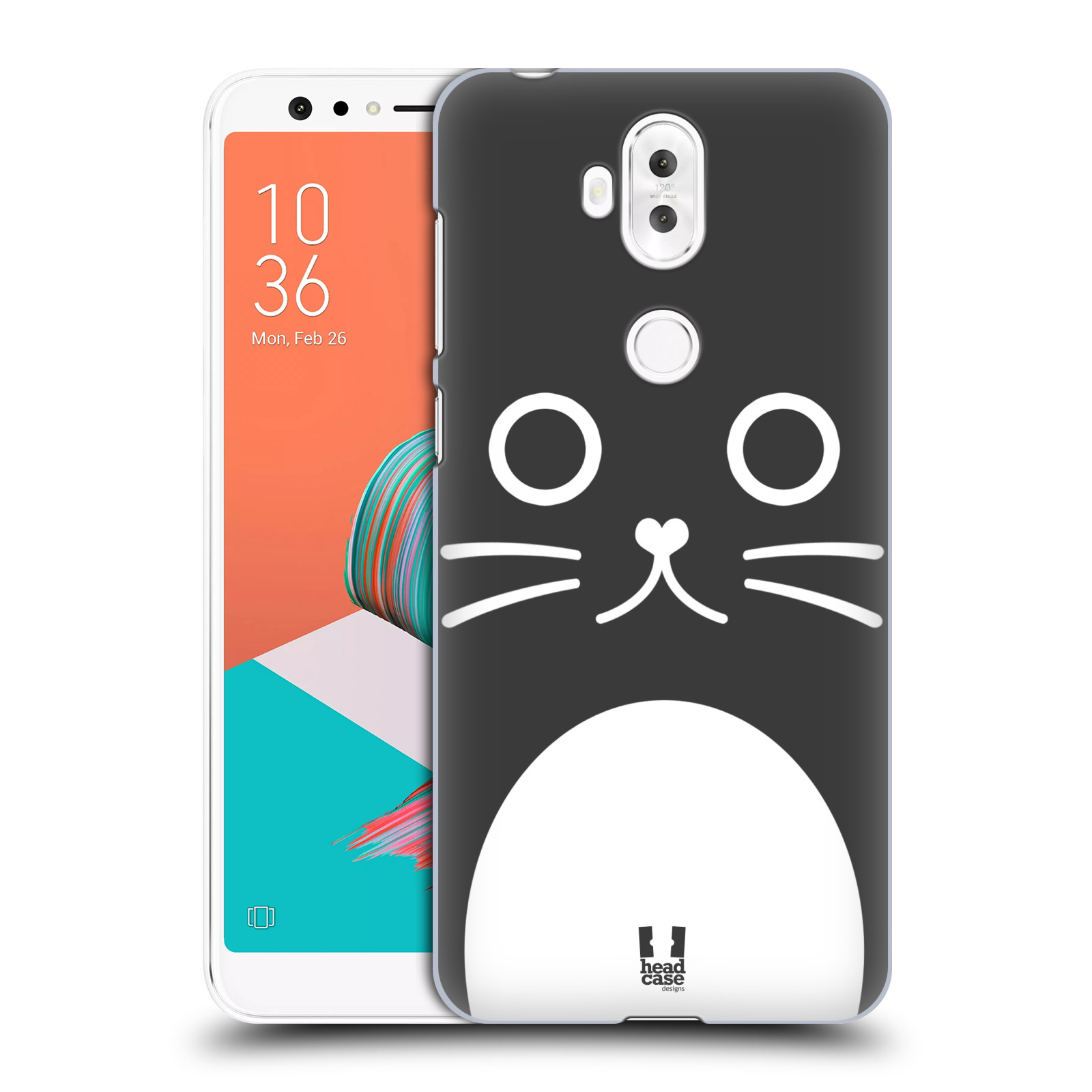 HEAD CASE plastový obal na mobil Asus Zenfone 5 LITE ZC600KL vzor Cartoon Karikatura kreslená zvířátka kočka