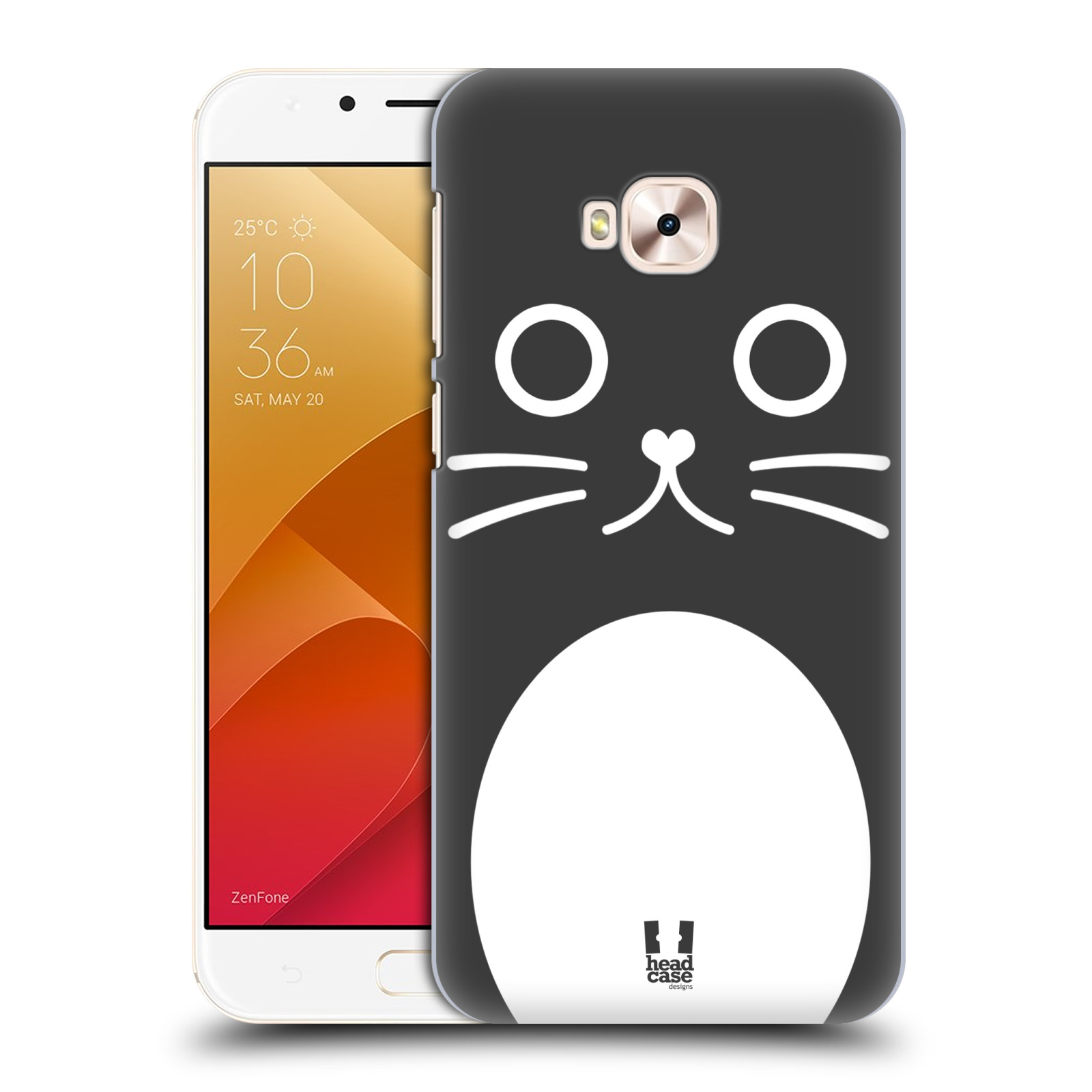 HEAD CASE plastový obal na mobil Asus Zenfone 4 Selfie Pro ZD552KL vzor Cartoon Karikatura kreslená zvířátka kočka