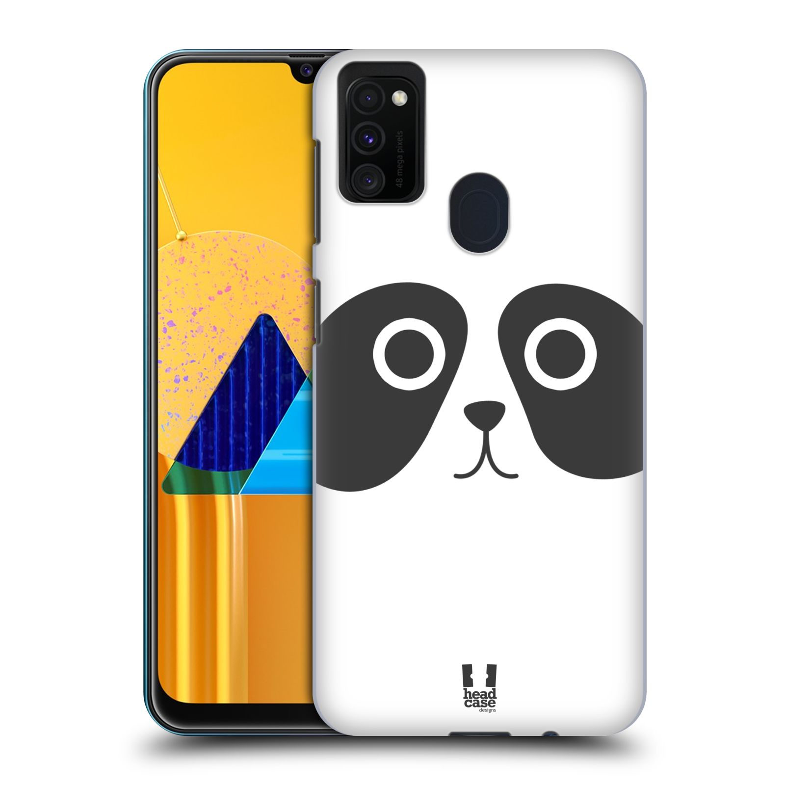 Zadní kryt na mobil Samsung Galaxy M21 vzor Cartoon Karikatura kreslená zvířátka panda