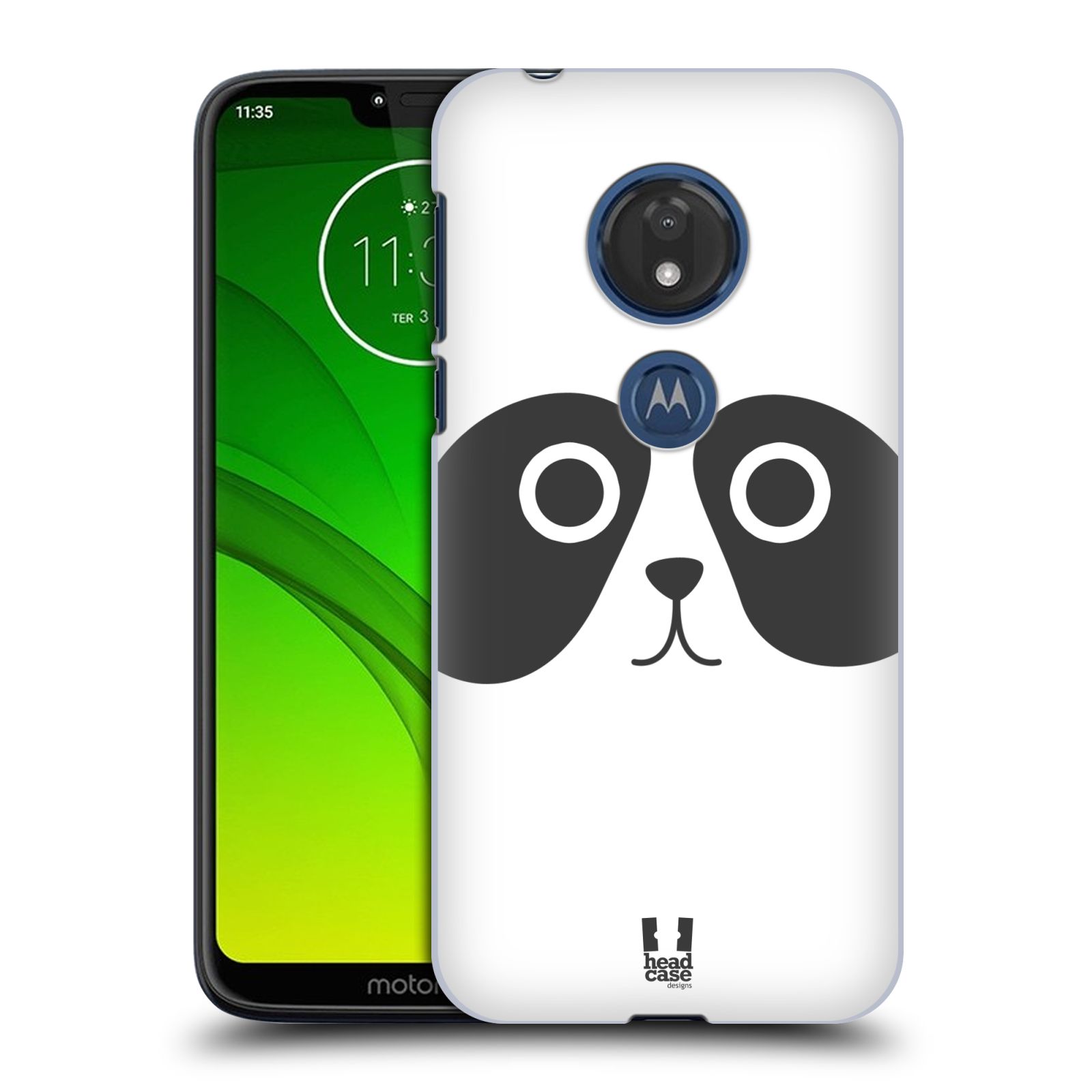 Pouzdro na mobil Motorola Moto G7 Play vzor Cartoon Karikatura kreslená zvířátka panda