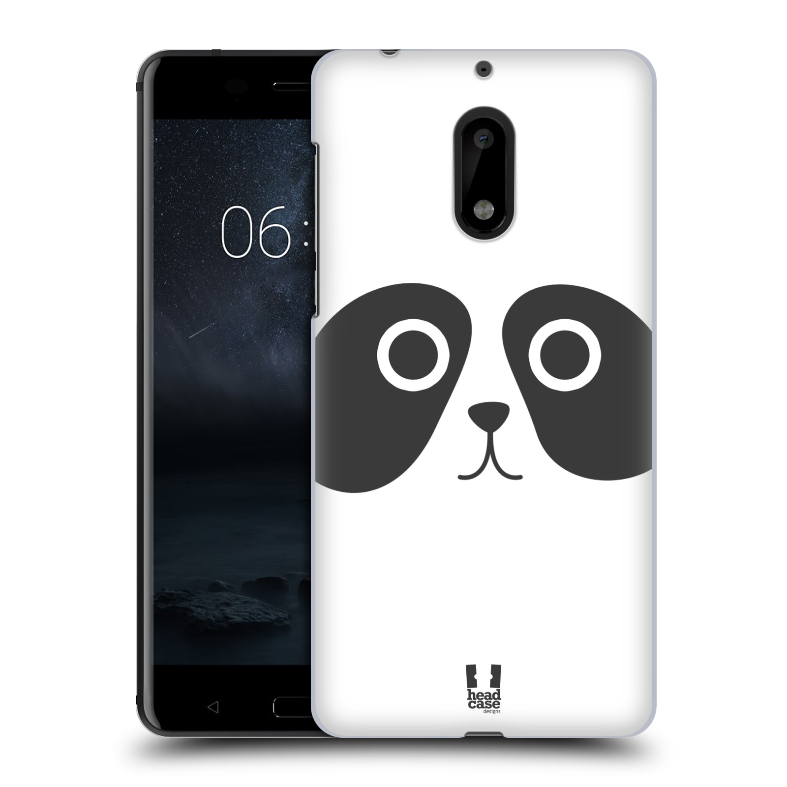 HEAD CASE plastový obal na mobil Nokia 6 vzor Cartoon Karikatura kreslená zvířátka panda