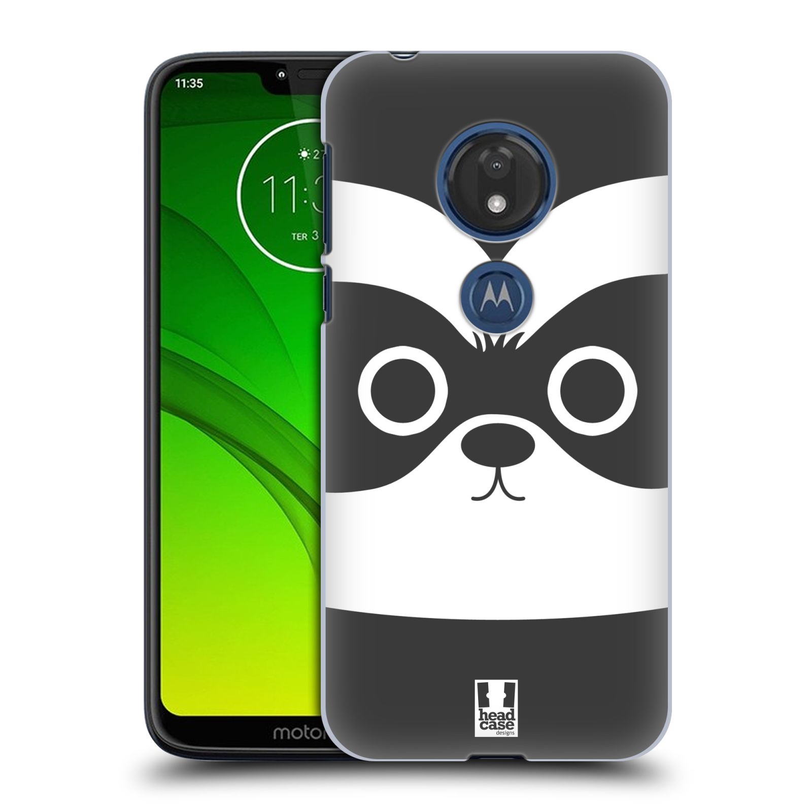 Pouzdro na mobil Motorola Moto G7 Play vzor Cartoon Karikatura kreslená zvířátka mýval