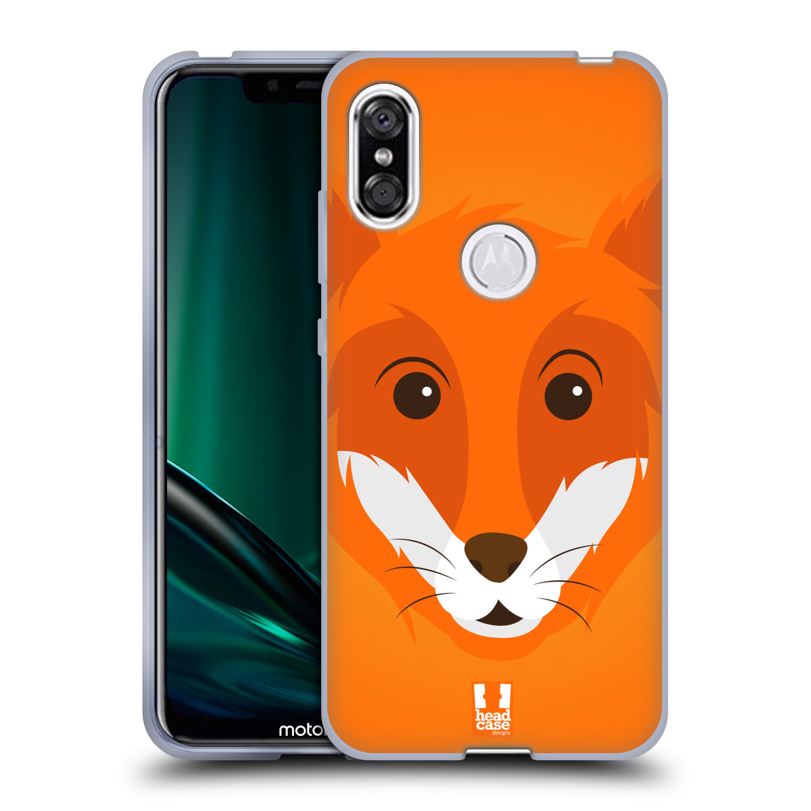 Pouzdro na mobil Motorola ONE vzor Cartoon Karikatura barevná kreslená zvířátka liška