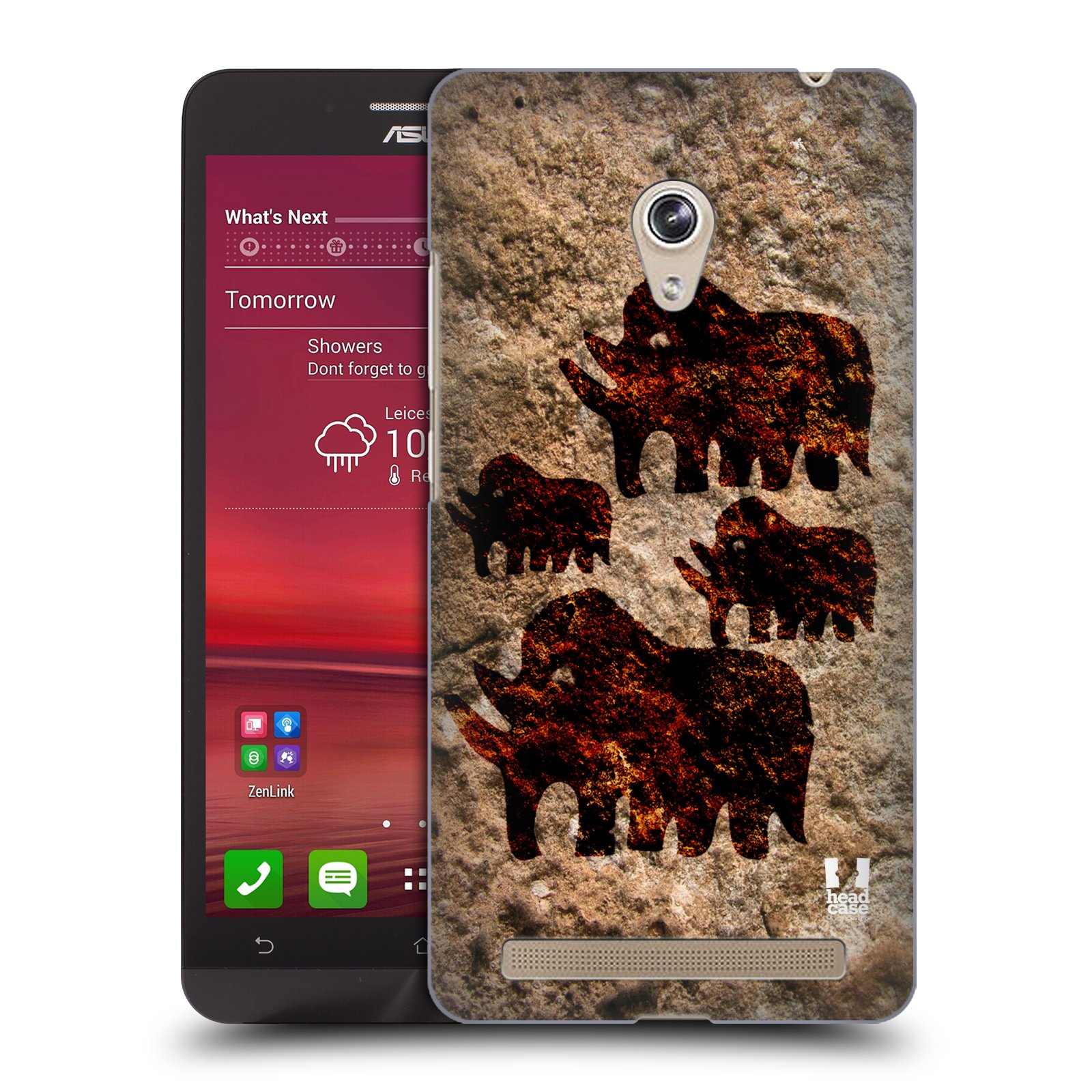 HEAD CASE plastový obal na mobil Asus Zenfone 6 vzor Pravěké malby MAMUT