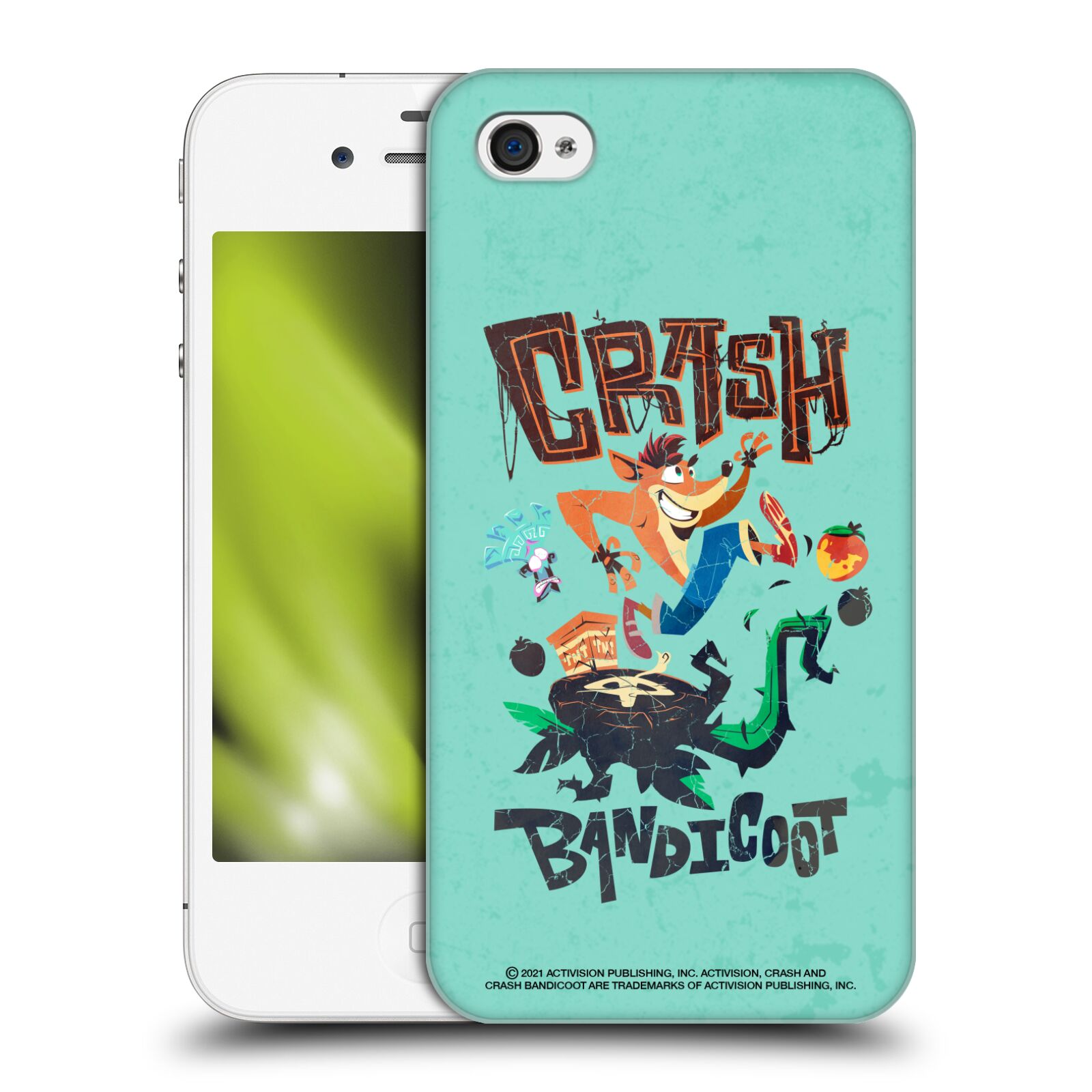 Zadní obal pro mobil Apple Iphone 4/4S - HEAD CASE - Crash Bandicoot běh