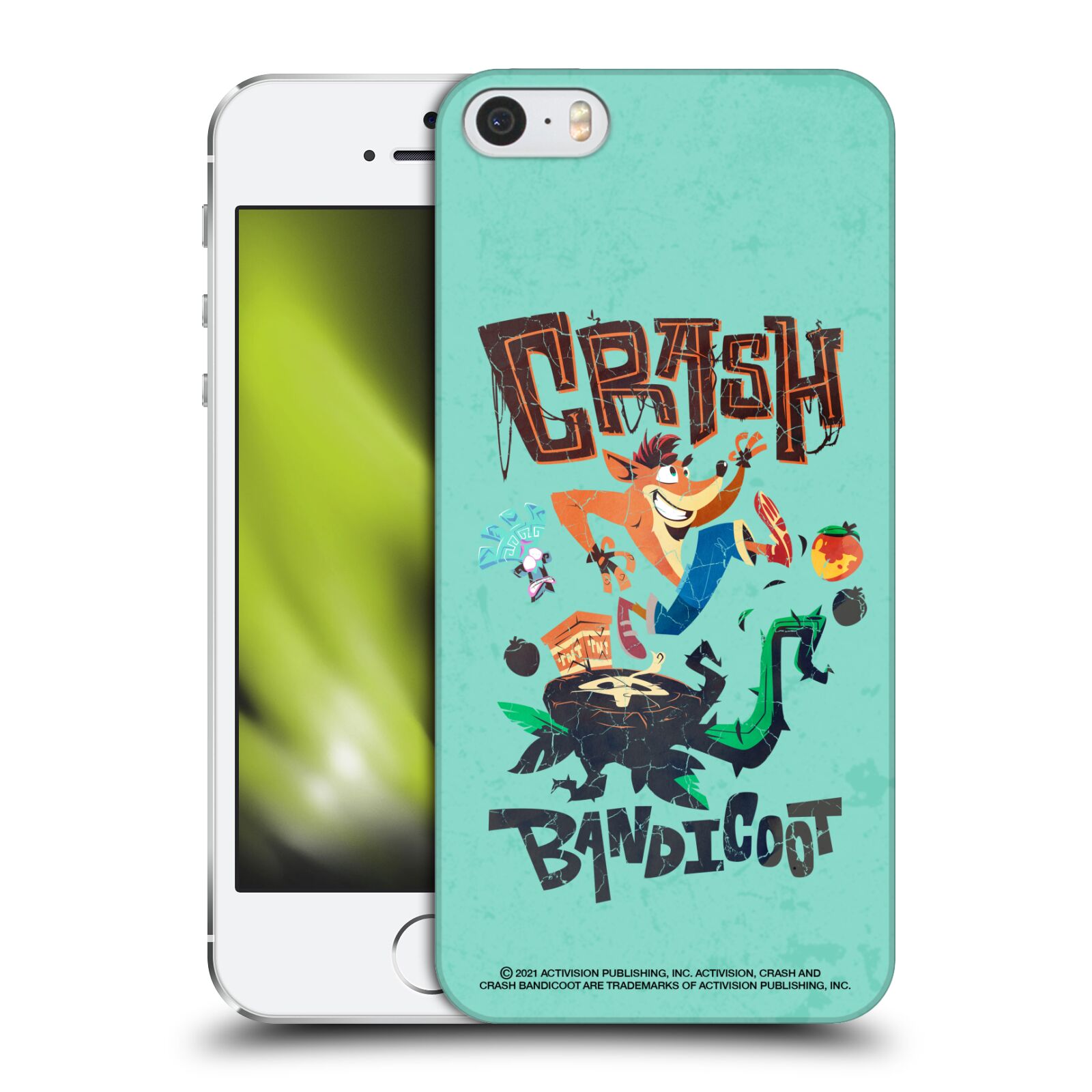 Zadní obal pro mobil Apple Iphone 5/5S/SE 2015 - HEAD CASE - Crash Bandicoot běh