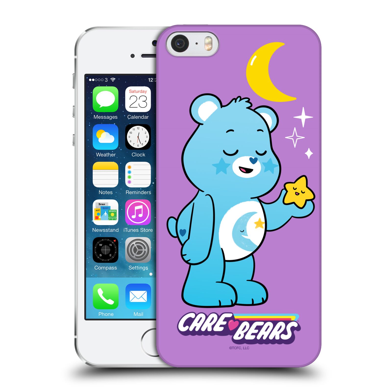 Zadní obal pro mobil Apple Iphone 5/5S/SE 2015 - HEAD CASE - Pohádka - Starostliví medvídci - spánek