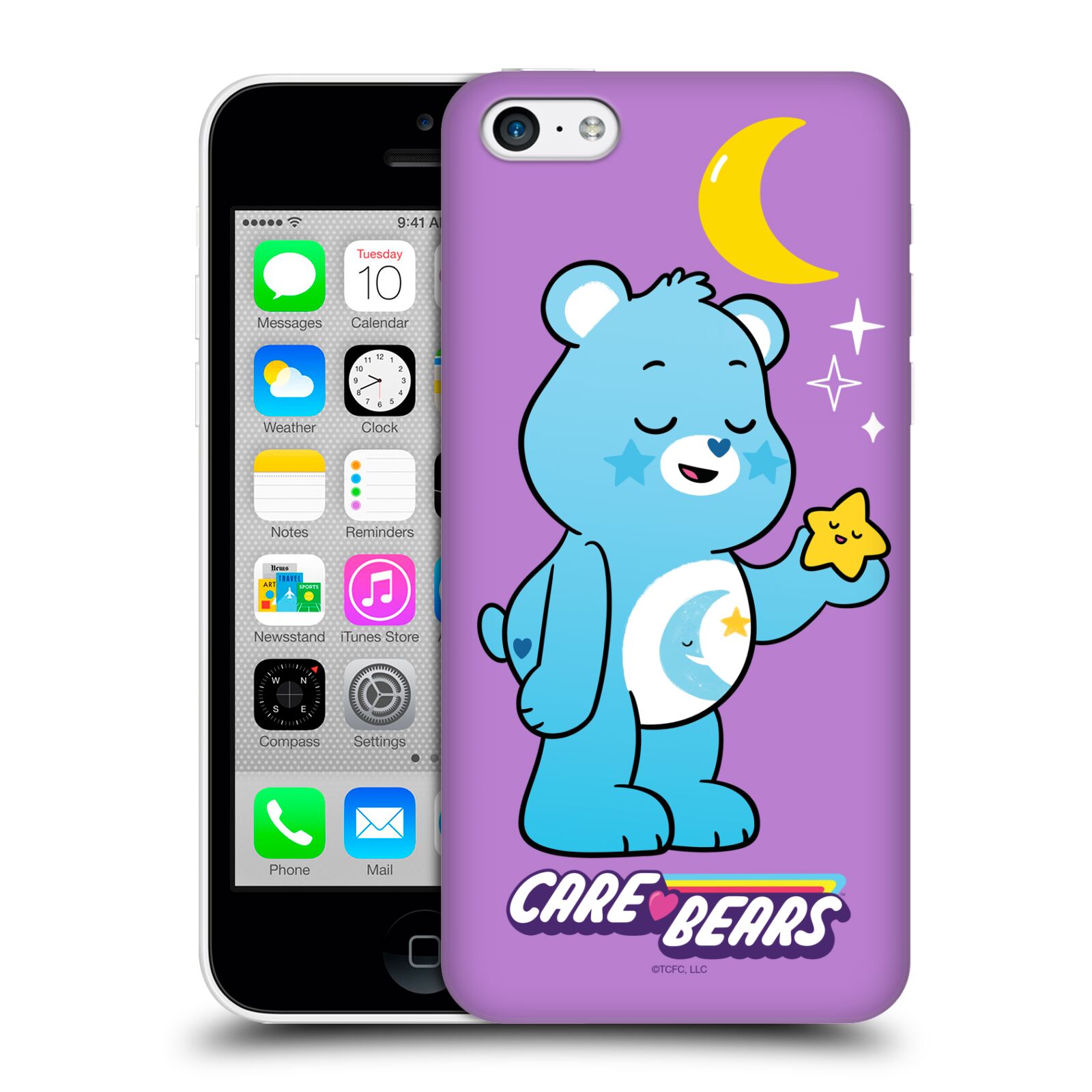 Zadní obal pro mobil Apple Iphone 5C - HEAD CASE - Pohádka - Starostliví medvídci - spánek