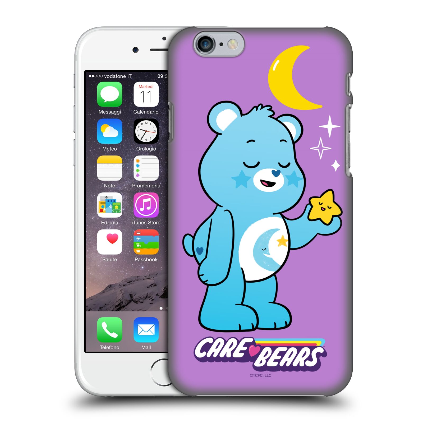 Zadní obal pro mobil Apple Iphone 6/6S - HEAD CASE - Pohádka - Starostliví medvídci - spánek