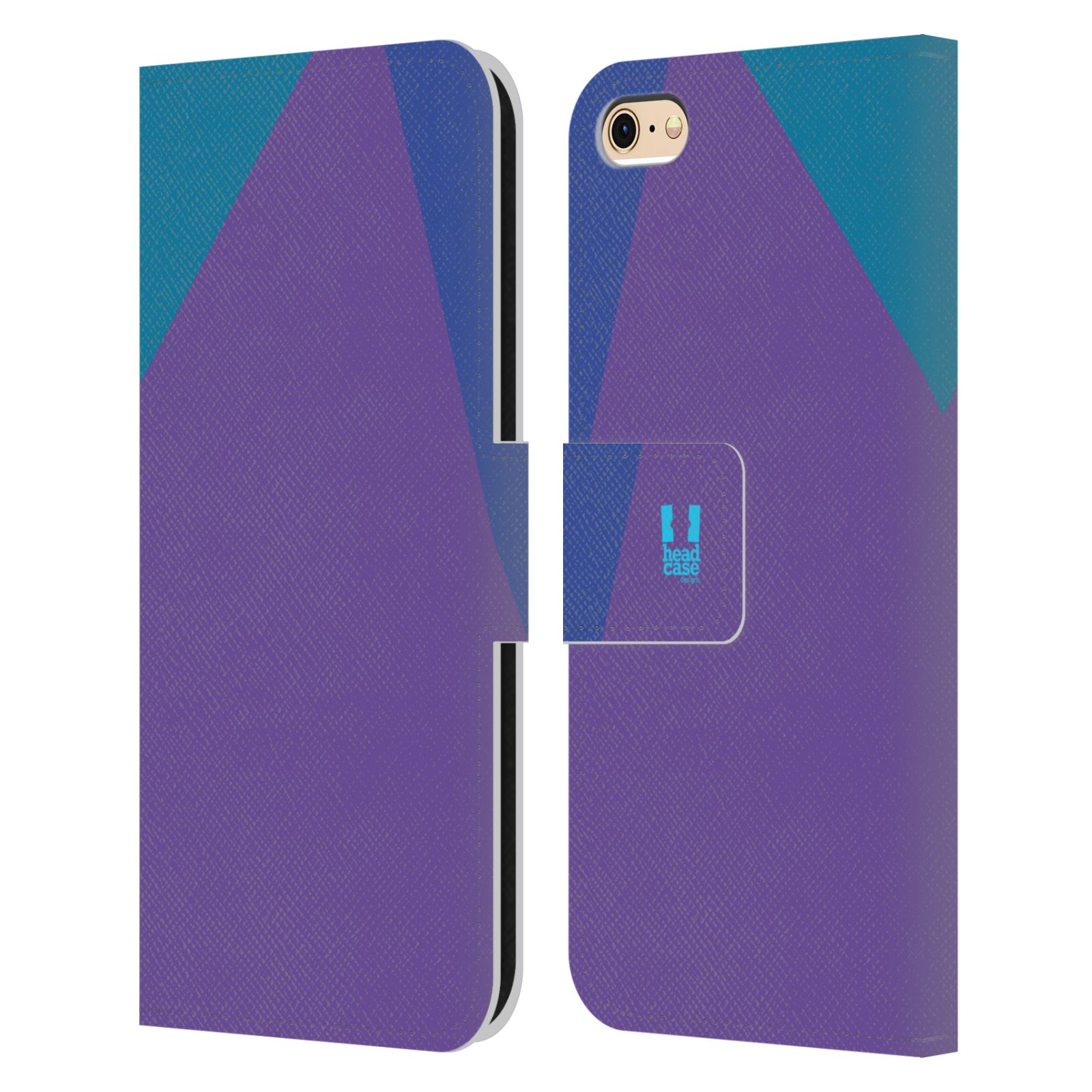 HEAD CASE Flipové pouzdro pro mobil Apple Iphone 6/6s barevné tvary fialová feminine
