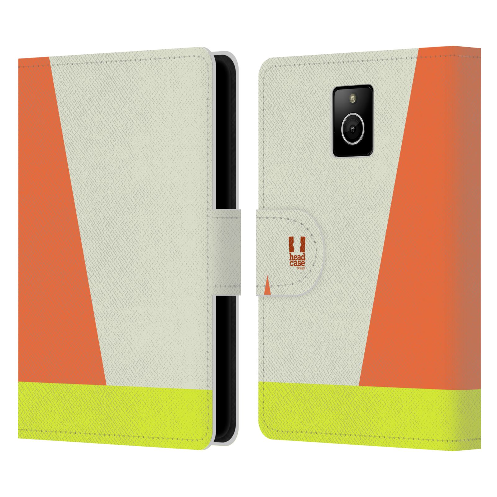 HEAD CASE Flipové pouzdro pro mobil Blackberry PASSPORT barevné tvary slonová kost