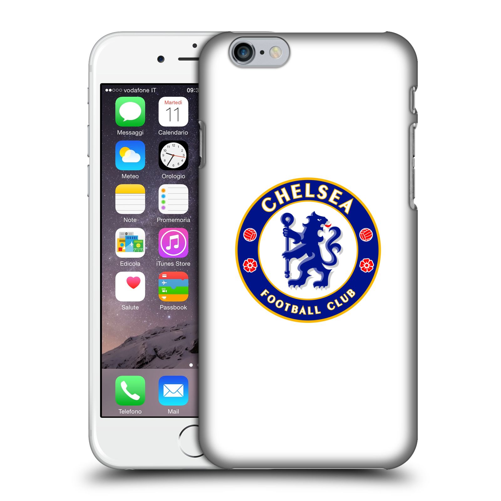 Zadní obal pro mobil Apple Iphone 6/6S - HEAD CASE - Fotbalové kluby - Chelsea bílé pozadí