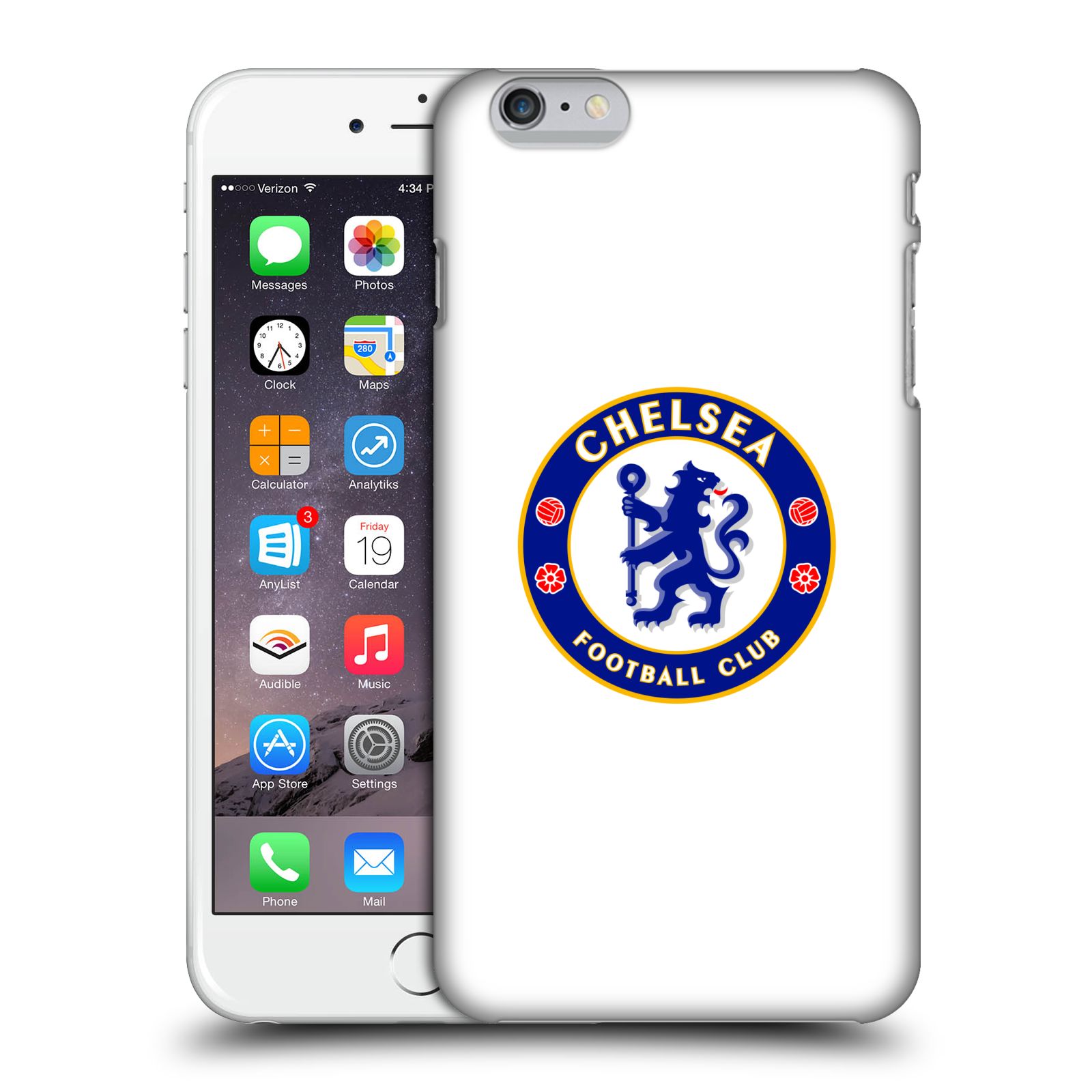 Zadní obal pro mobil Apple Iphone 6 PLUS / 6S PLUS - HEAD CASE - Fotbalové kluby - Chelsea bílé pozadí