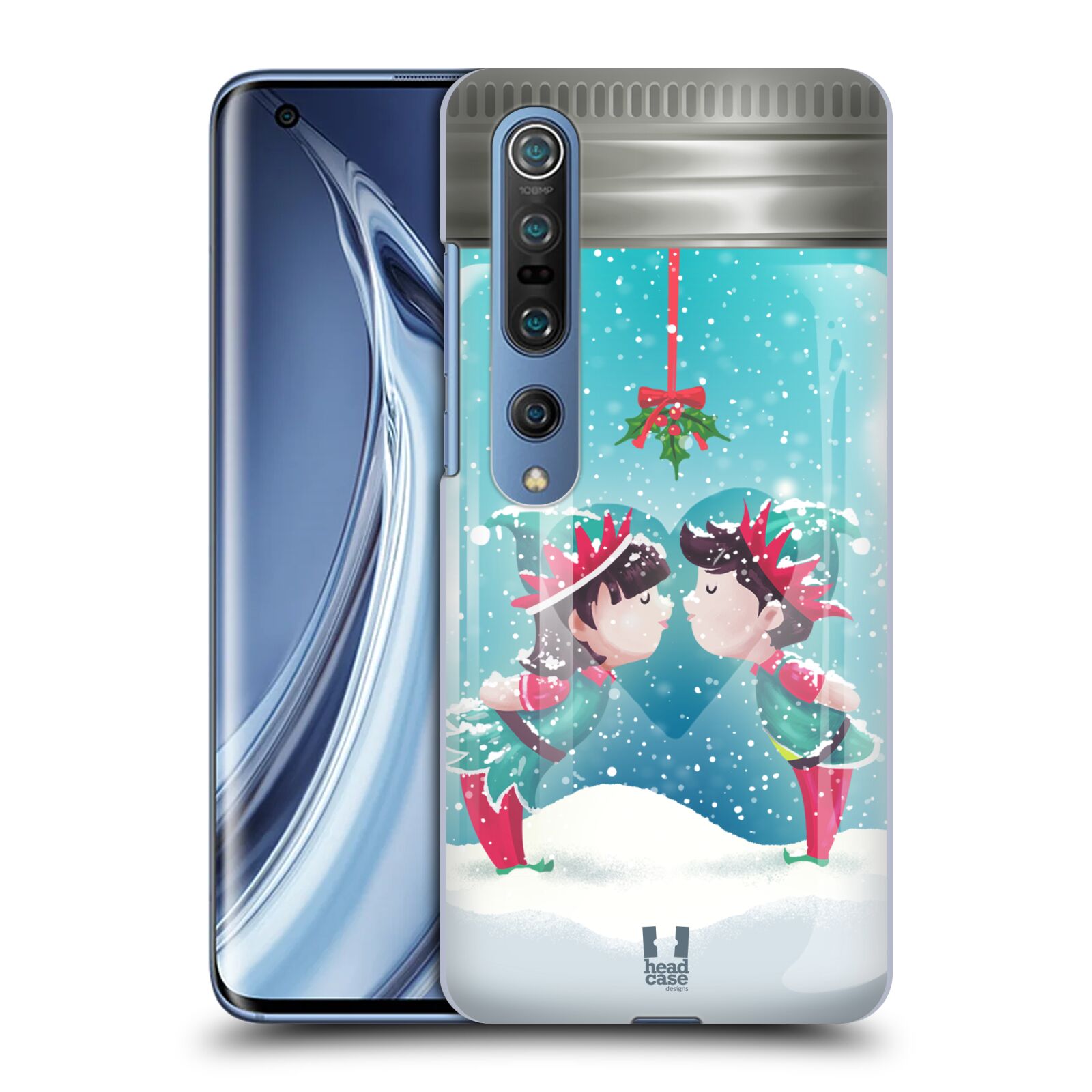 Pouzdro na mobil Xiaomi  Mi 10 5G / Mi 10 5G PRO - HEAD CASE - Vánoční polibek