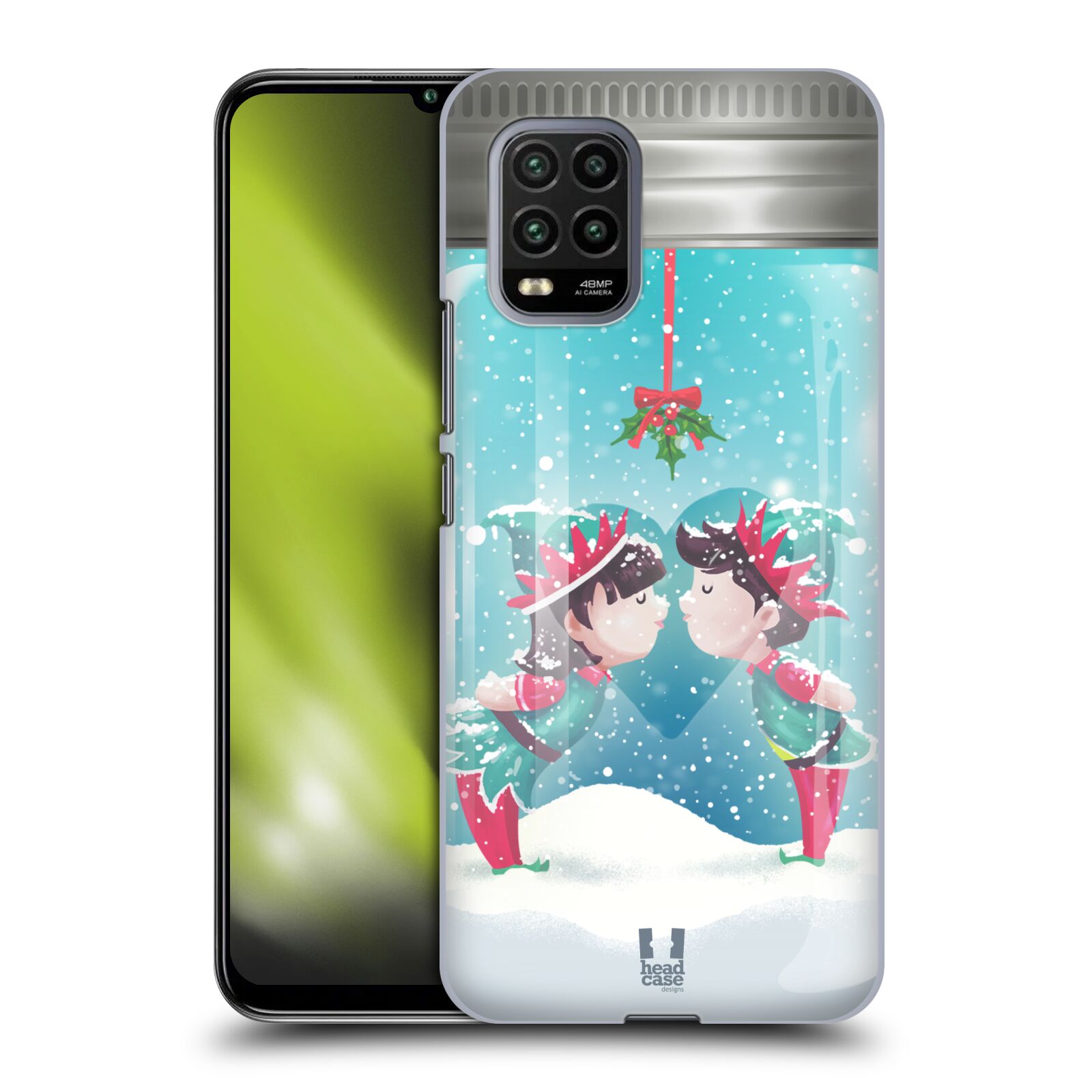 Pouzdro na mobil Xiaomi  Mi 10 LITE / Mi 10 LITE 5G - HEAD CASE - Vánoční polibek