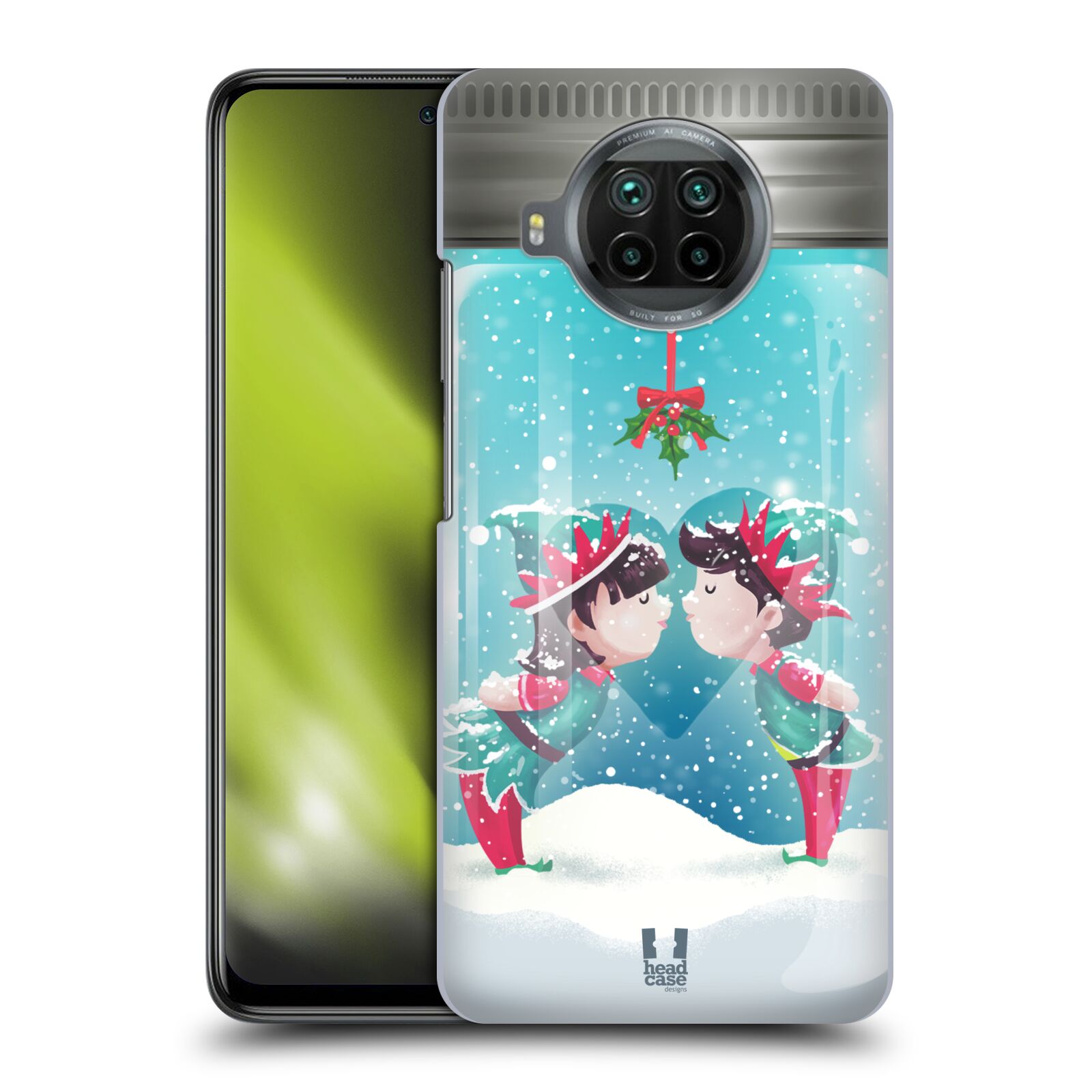 Pouzdro na mobil Xiaomi  Mi 10T LITE 5G - HEAD CASE - Vánoční polibek