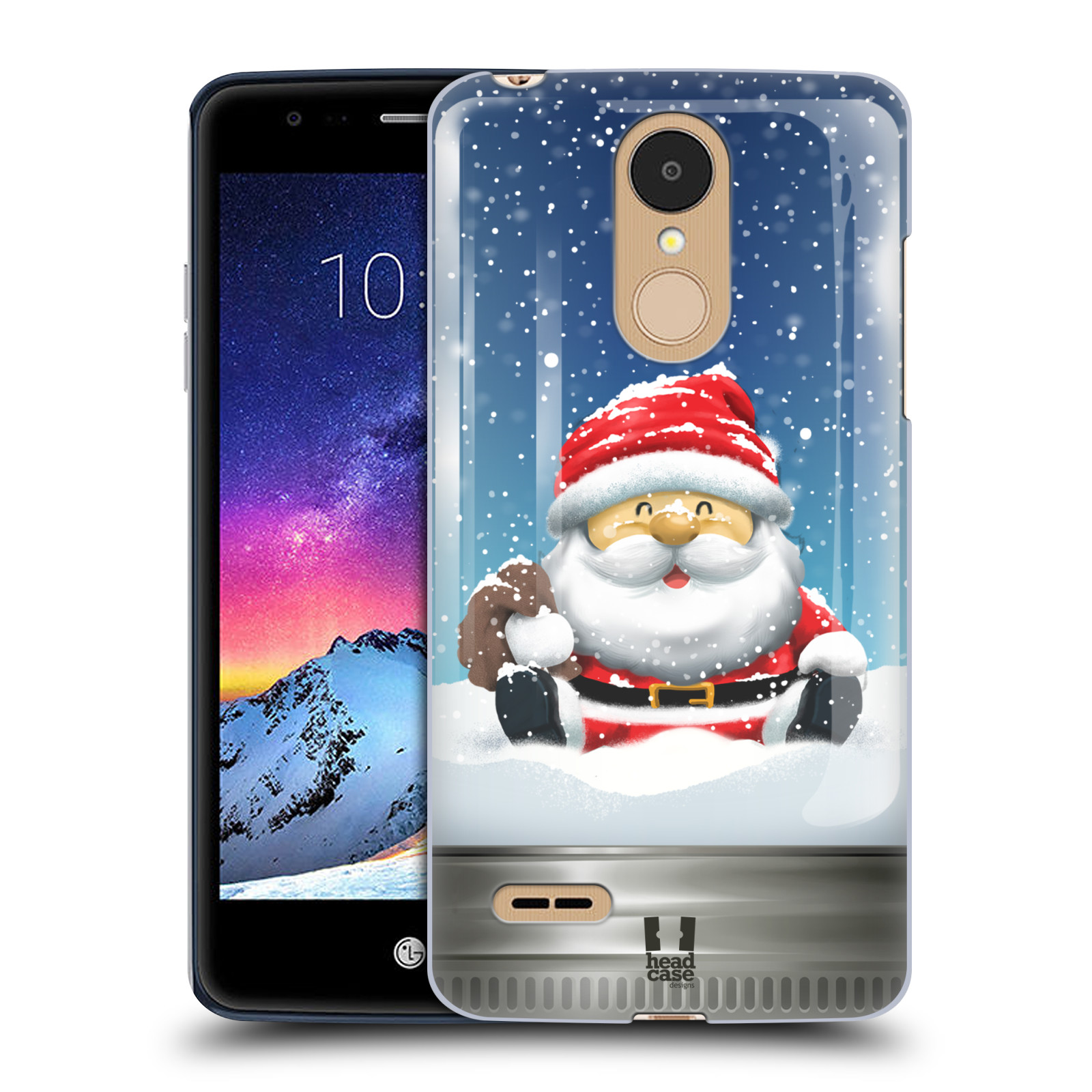 HEAD CASE plastový obal na mobil LG K9 / K8 2018 vzor Vánoce v těžítku SANTA