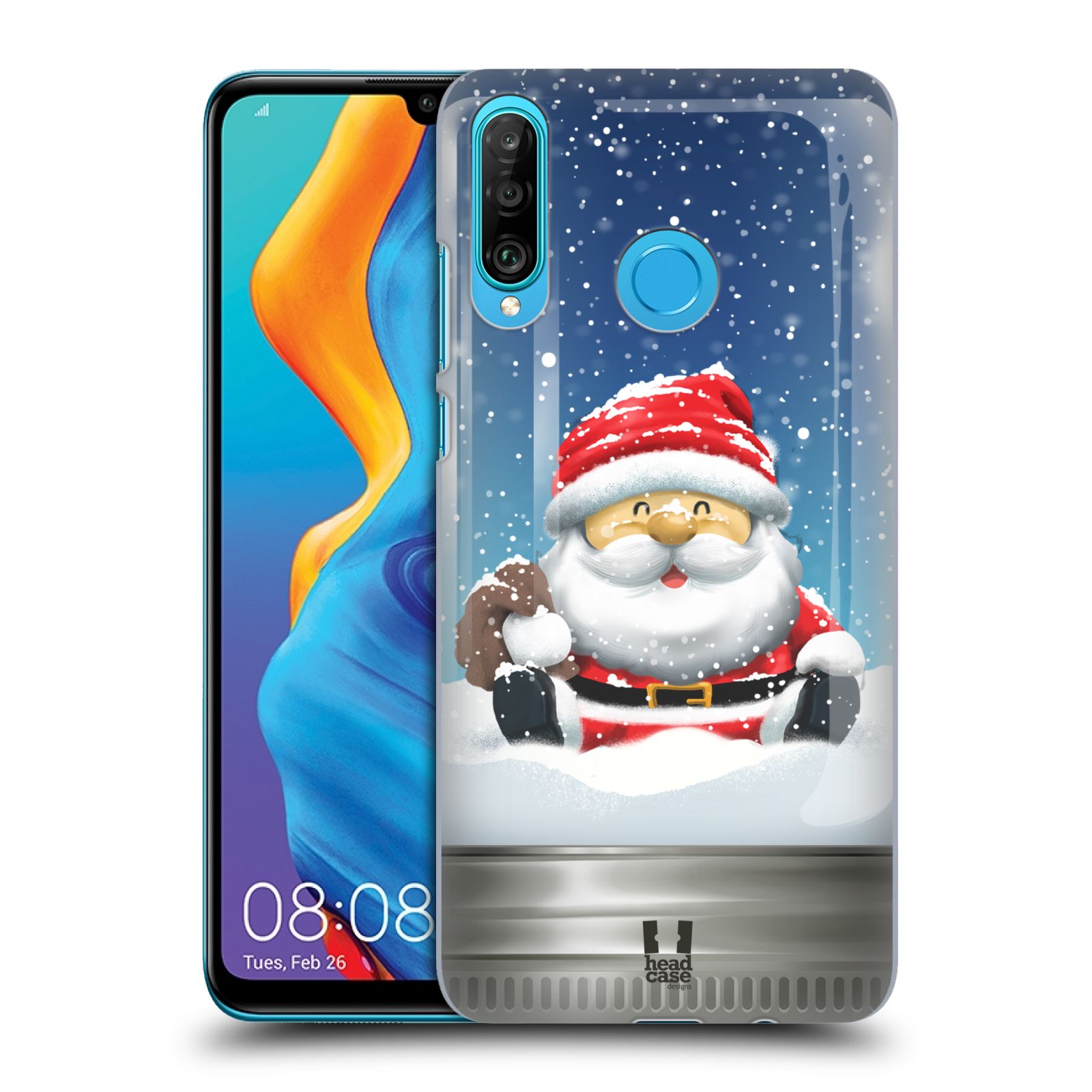 Zadní obal pro mobil Huawei P30 LITE - HEAD CASE - Vánoční motiv Santa Klaus