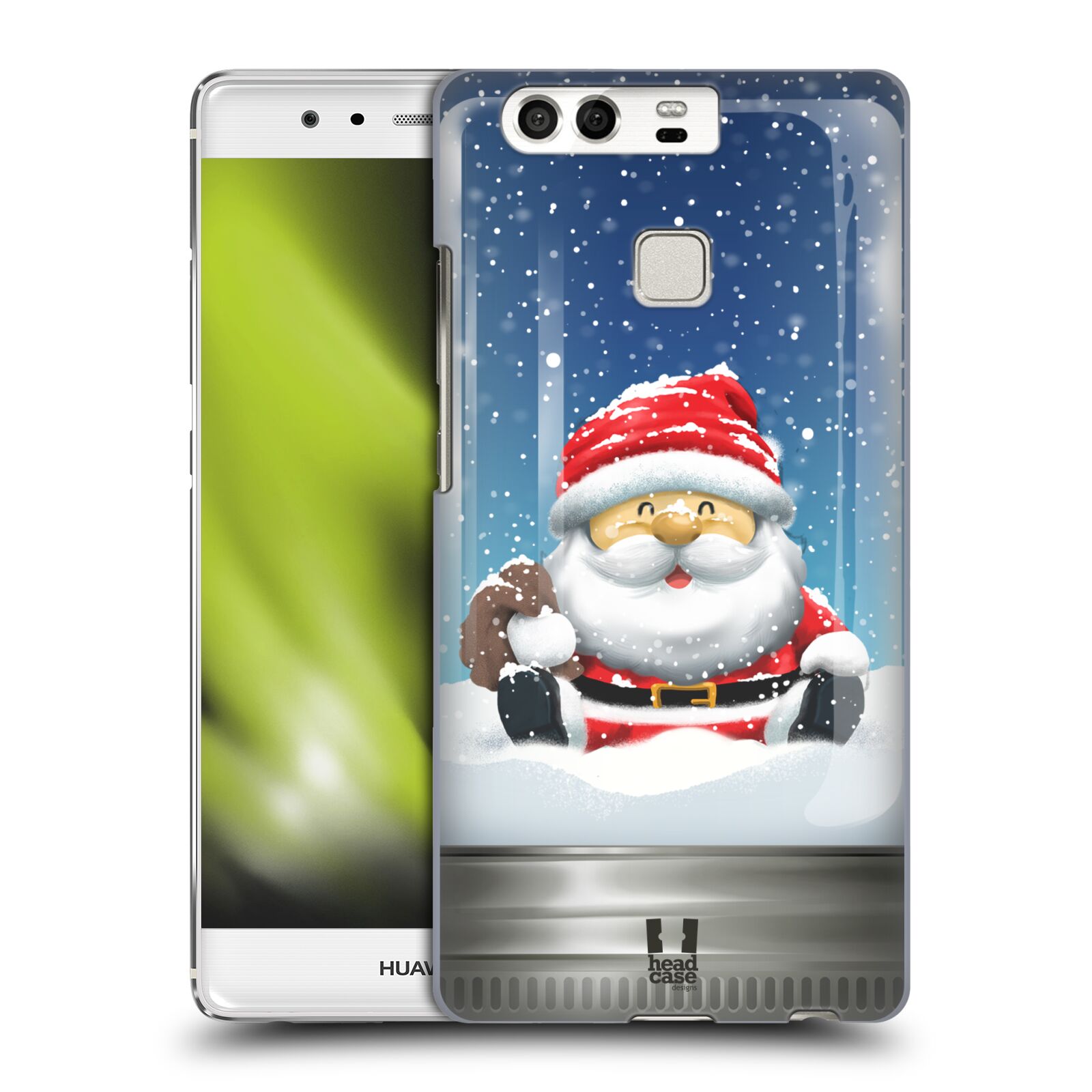 HEAD CASE plastový obal na mobil Huawei P9 / P9 DUAL SIM vzor Vánoce v těžítku SANTA