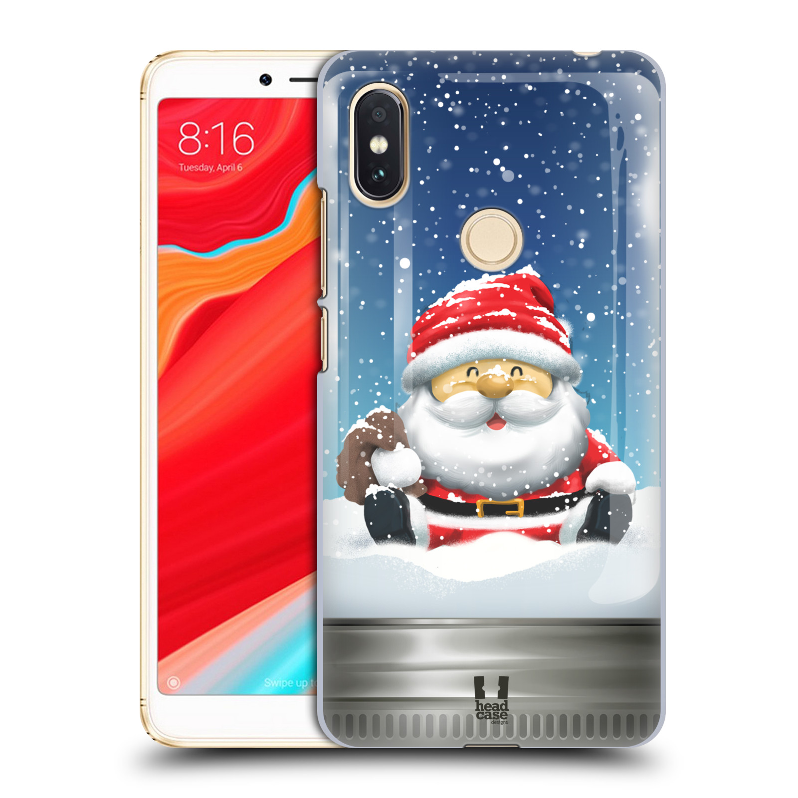 HEAD CASE plastový obal na mobil Xiaomi Redmi S2 vzor Vánoce v těžítku SANTA