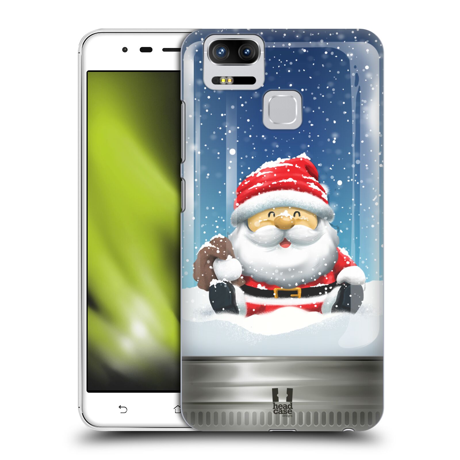 HEAD CASE plastový obal na mobil Asus Zenfone 3 Zoom ZE553KL vzor Vánoce v těžítku SANTA