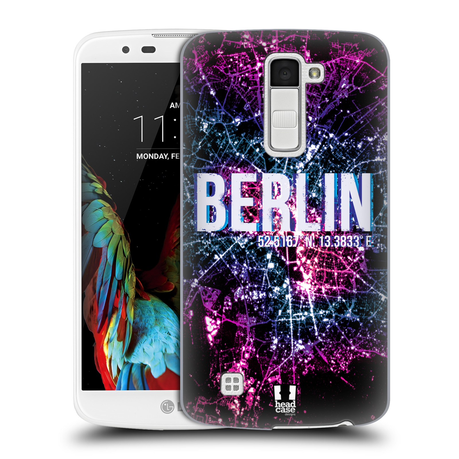 HEAD CASE plastový obal na mobil LG K10 vzor Světla známých měst, Satelitní snímky NĚMECKO, BERLÍN