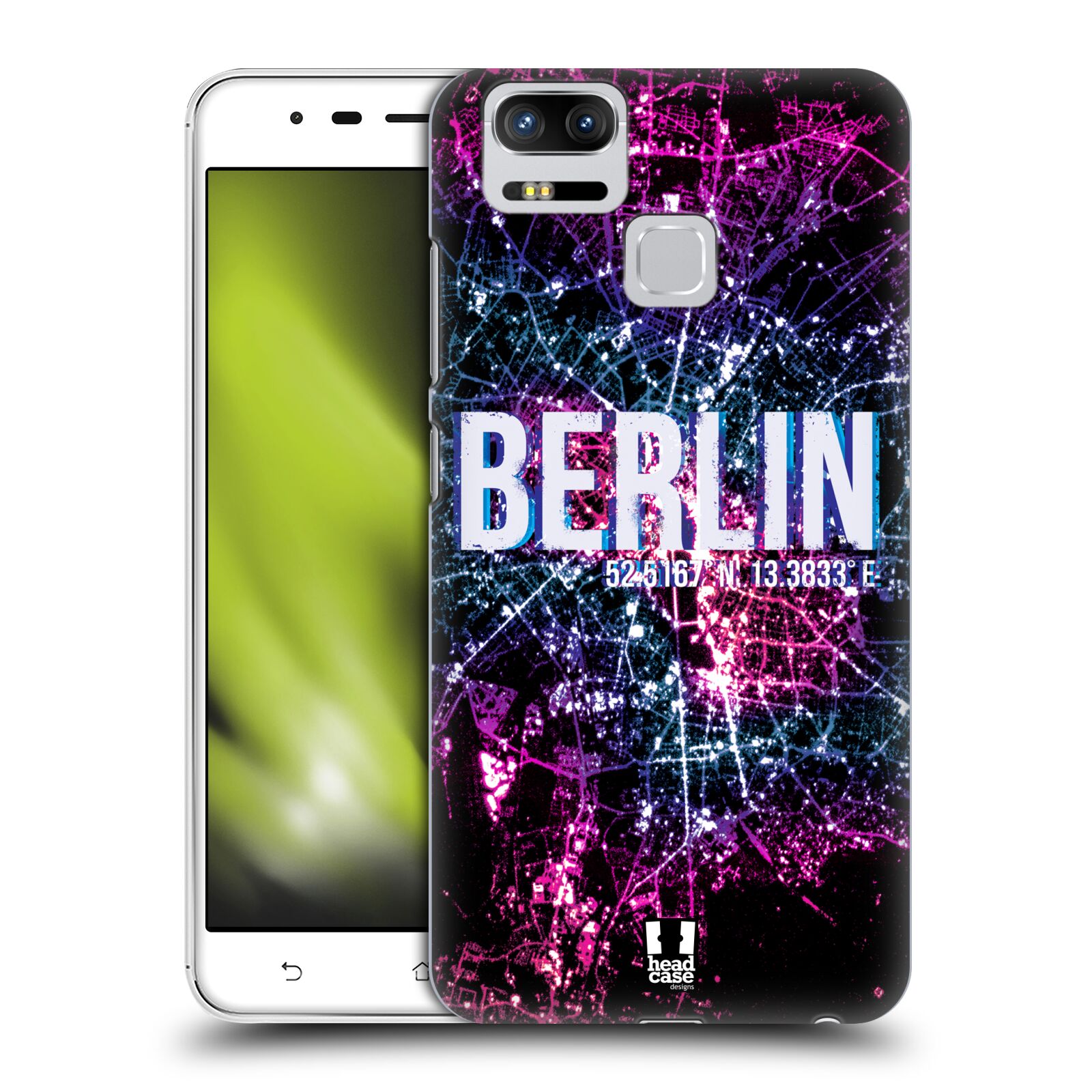 HEAD CASE plastový obal na mobil Asus Zenfone 3 Zoom ZE553KL vzor Světla známých měst, Satelitní snímky NĚMECKO, BERLÍN