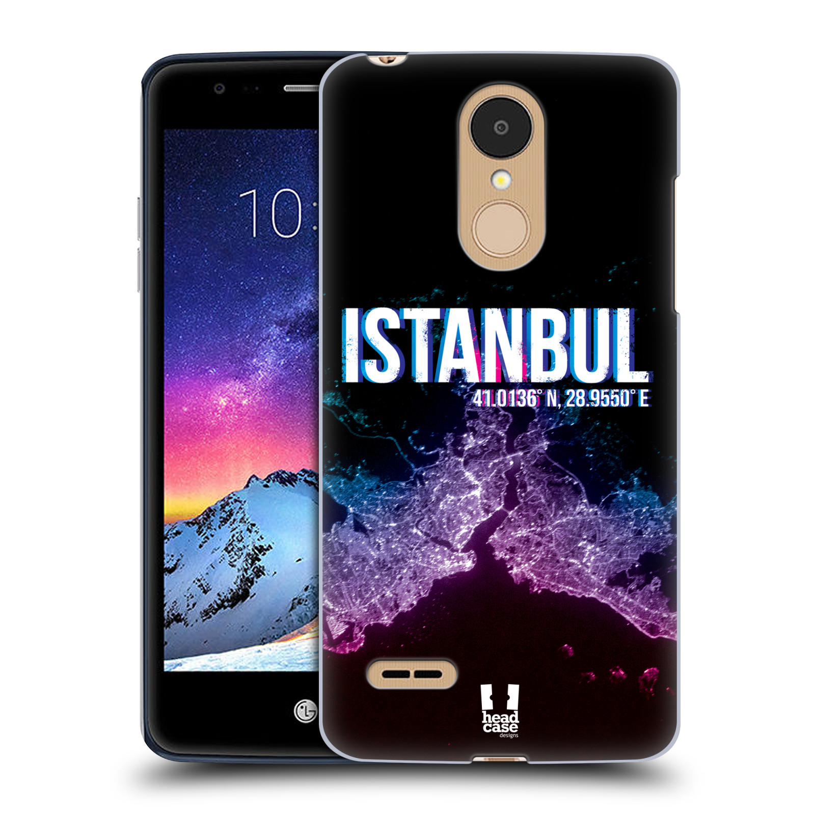 HEAD CASE plastový obal na mobil LG K9 / K8 2018 vzor Světla známých měst, Satelitní snímky TURECKO, ISTANBUL