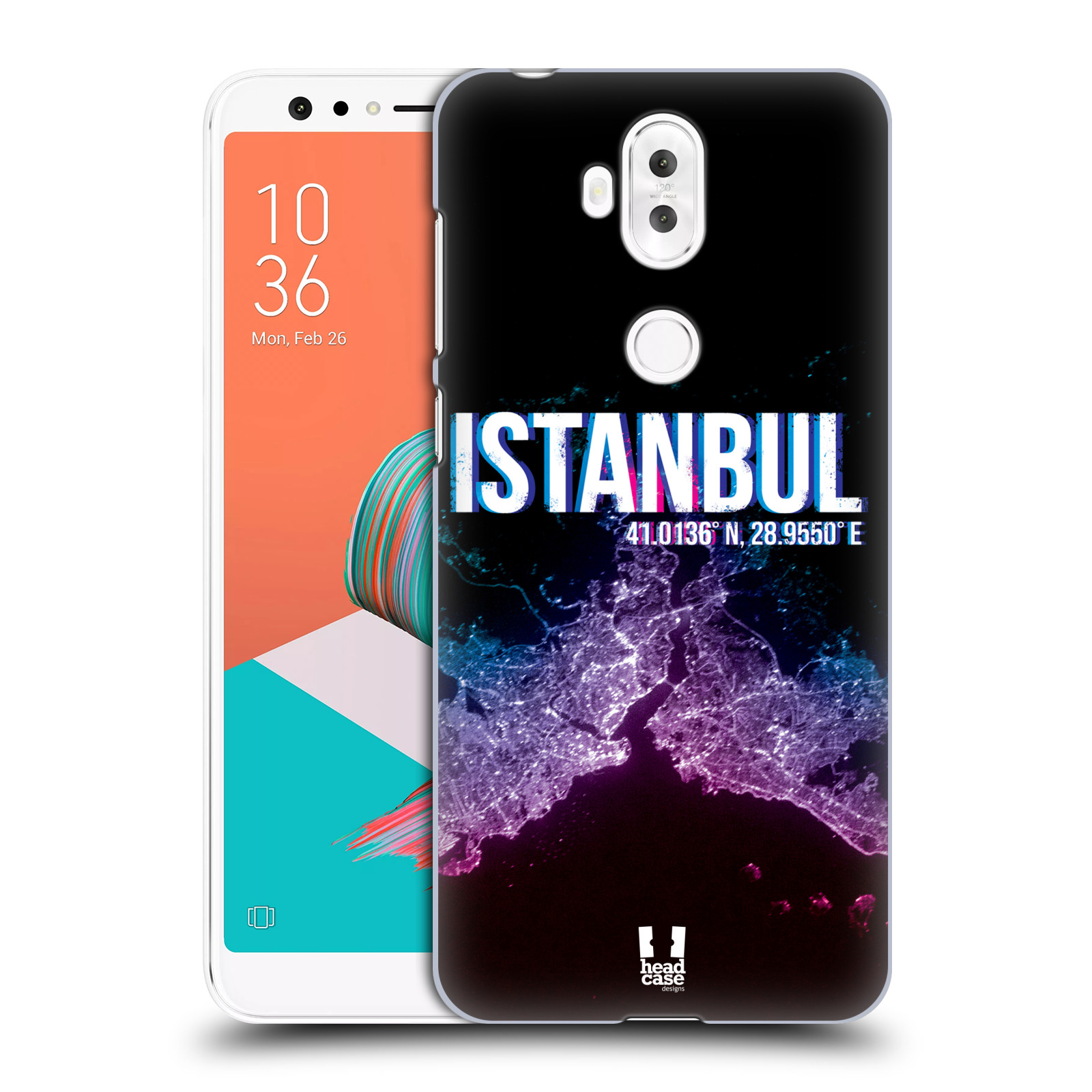 HEAD CASE plastový obal na mobil Asus Zenfone 5 LITE ZC600KL vzor Světla známých měst, Satelitní snímky TURECKO, ISTANBUL