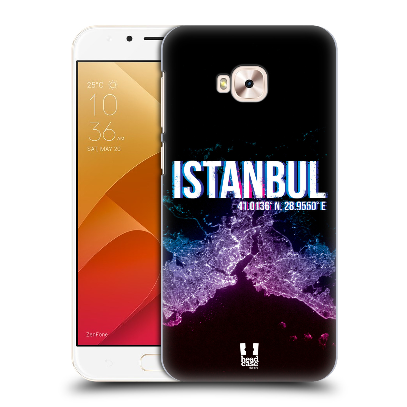 HEAD CASE plastový obal na mobil Asus Zenfone 4 Selfie Pro ZD552KL vzor Světla známých měst, Satelitní snímky TURECKO, ISTANBUL