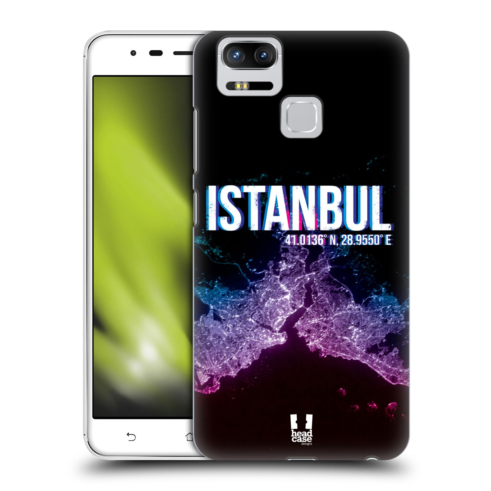 HEAD CASE plastový obal na mobil Asus Zenfone 3 Zoom ZE553KL vzor Světla známých měst, Satelitní snímky TURECKO, ISTANBUL