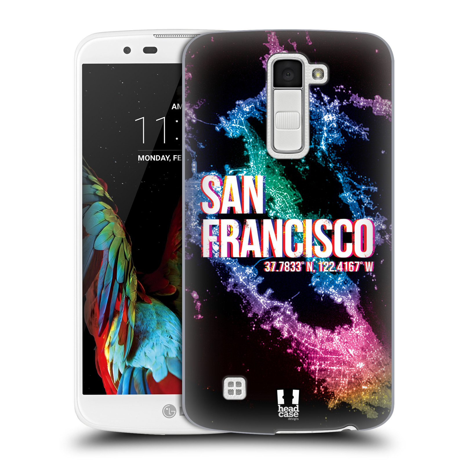 HEAD CASE plastový obal na mobil LG K10 vzor Světla známých měst, Satelitní snímky USA, SAN FRANCISCO