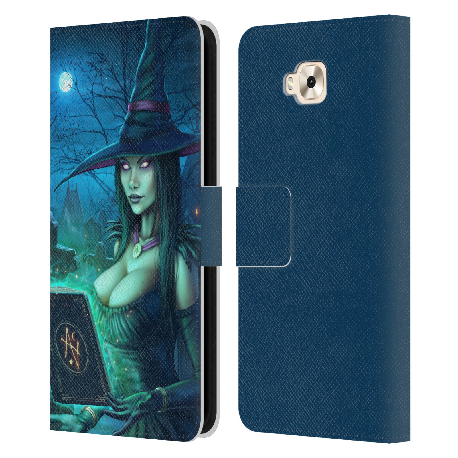 Pouzdro HEAD CASE pro mobil Asus Zenfone 4 Selfie ZD553KL - Christos Karapanos - Fantasy sexy kouzelnice