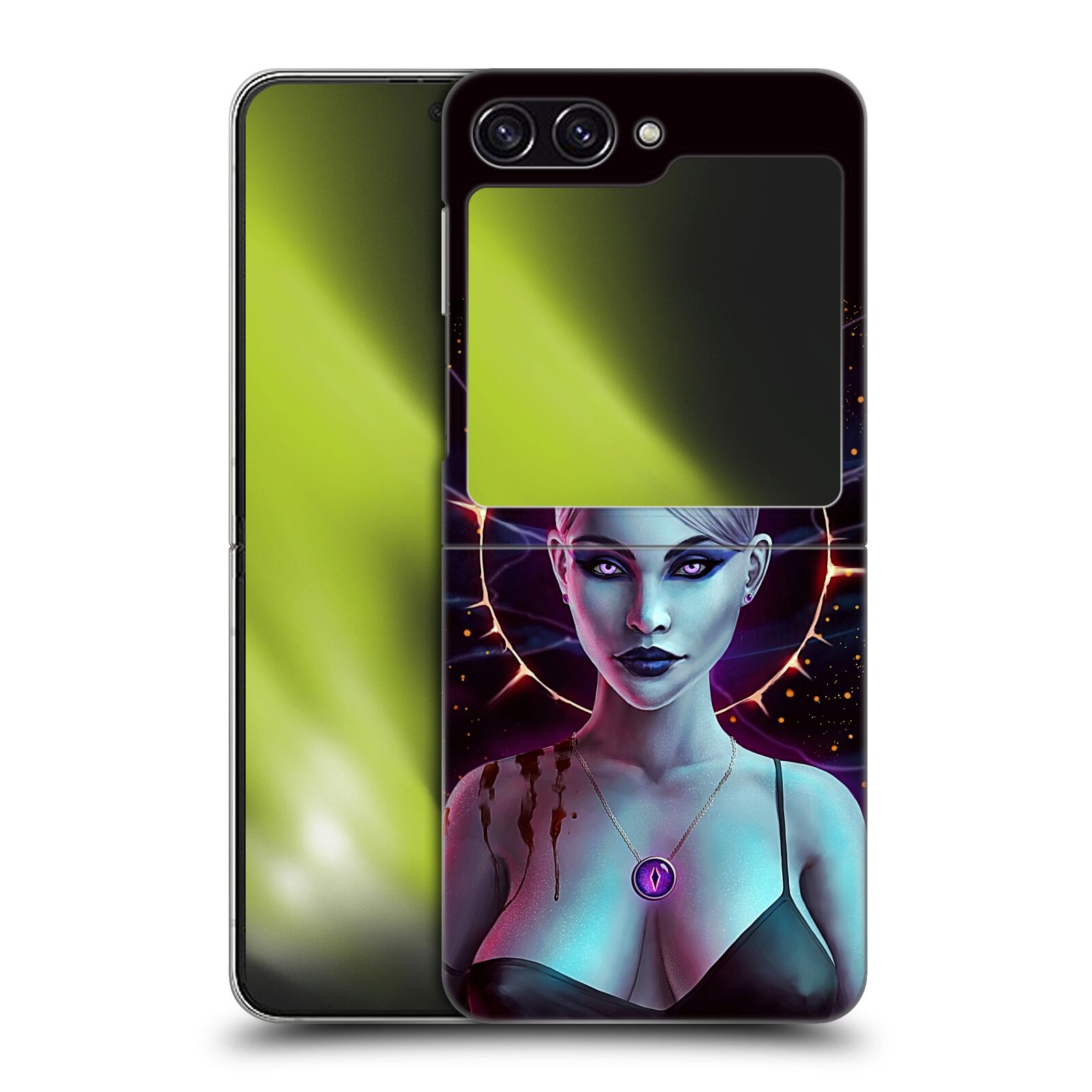 Plastový obal HEAD CASE na mobil Samsung Galaxy Z Flip 5  - Christos Karapanos Fantasy - žena