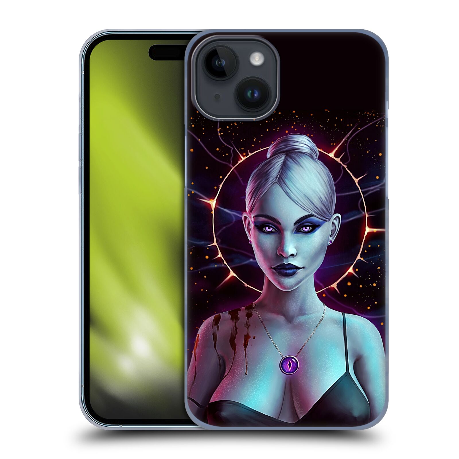 Plastový obal HEAD CASE na mobil Apple Iphone 15 PLUS  - Christos Karapanos Fantasy - žena