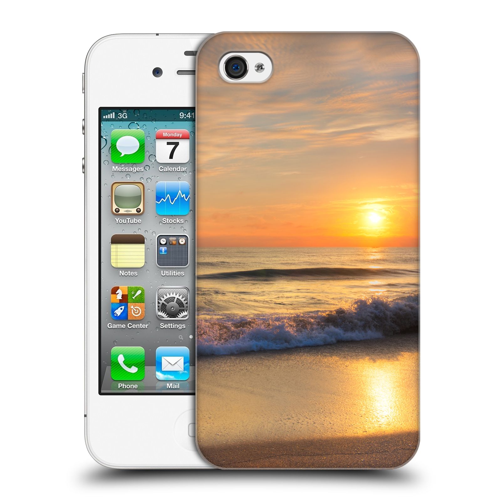 Zadní obal pro mobil Apple Iphone 4/4S - HEAD CASE - Krásy přirody - Nádherná pláž