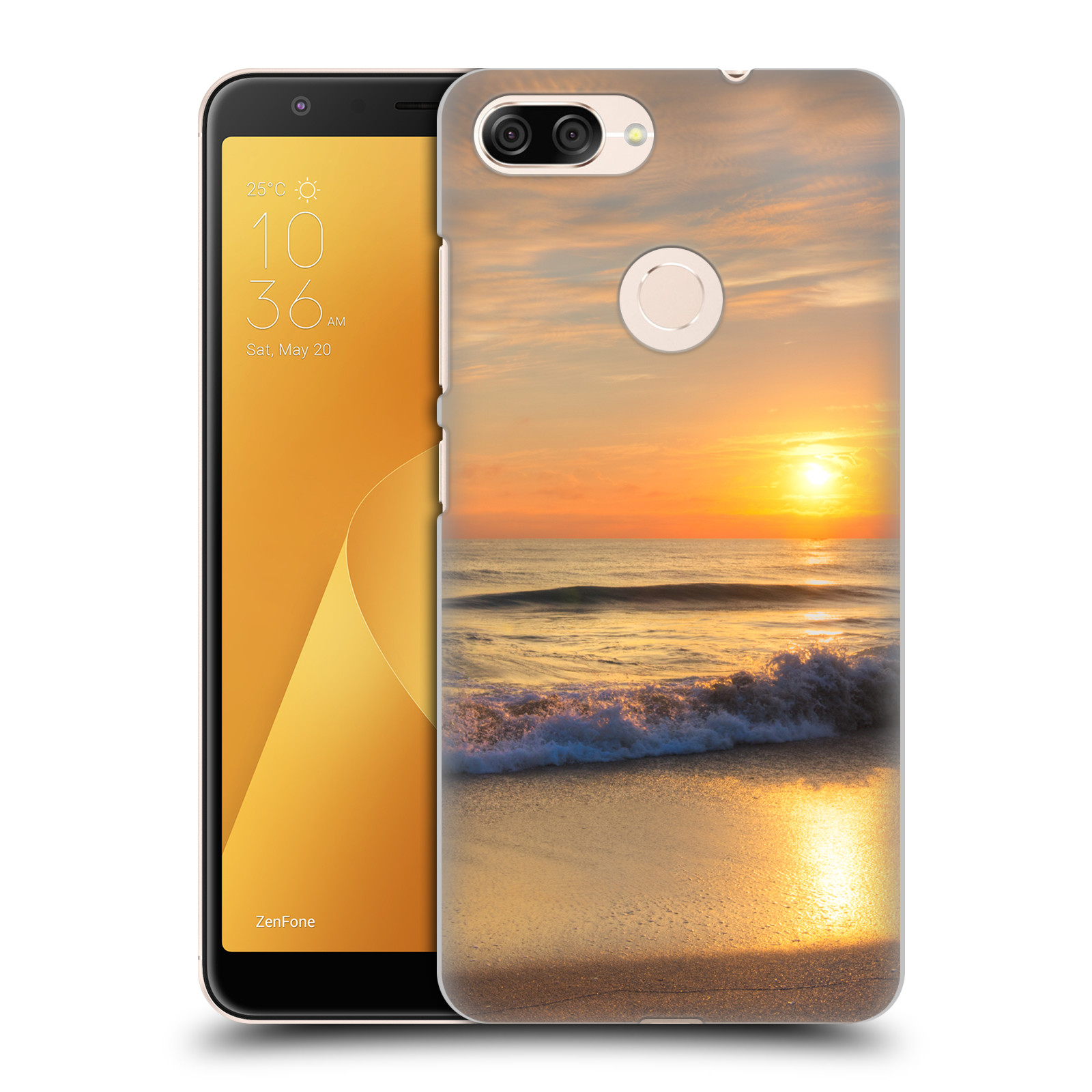 Zadní obal pro mobil Asus Zenfone Max Plus (M1) - HEAD CASE - Krásy přirody - Nádherná pláž