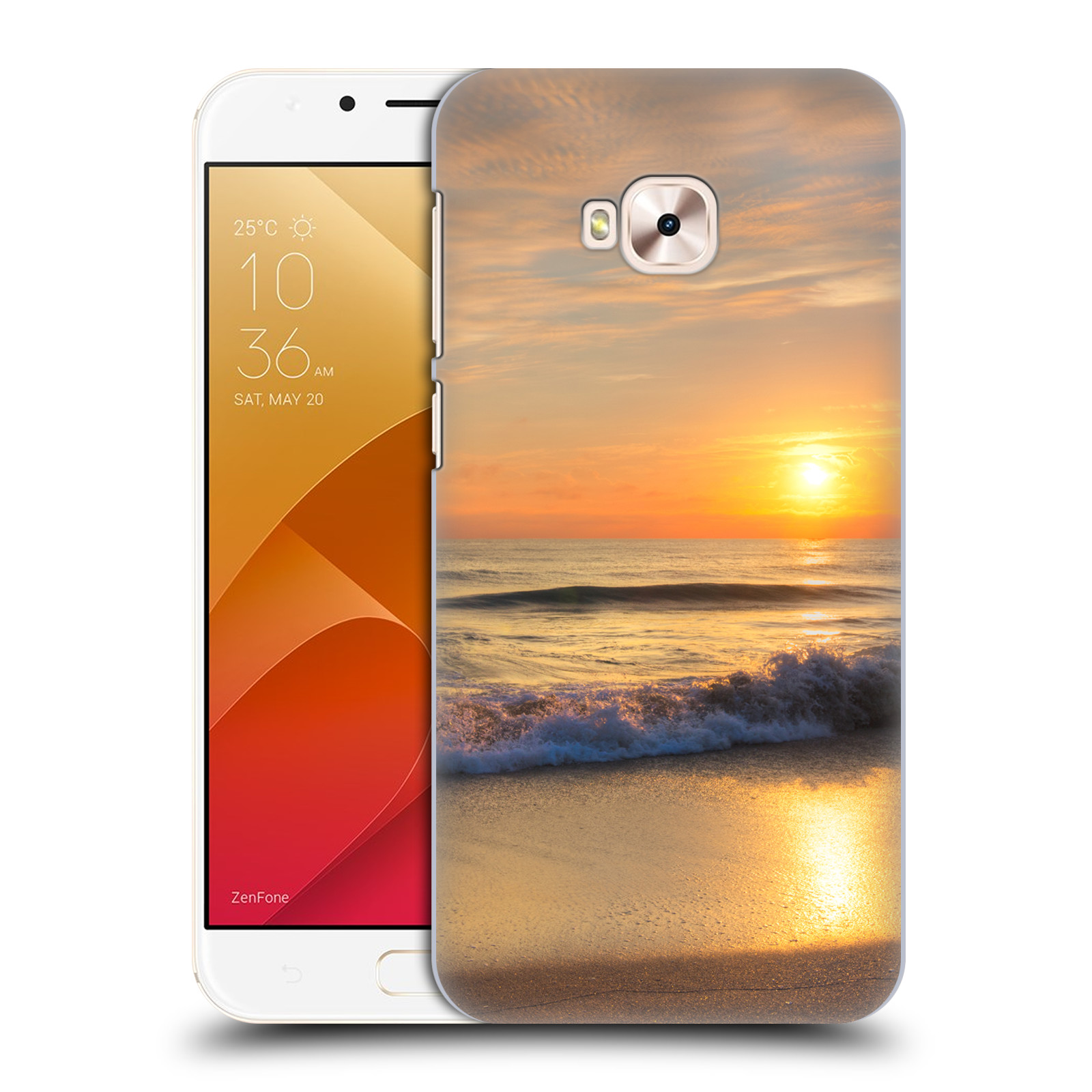 Zadní obal pro mobil Asus Zenfone 4 Selfie Pro ZD552KL - HEAD CASE - Krásy přirody - Nádherná pláž