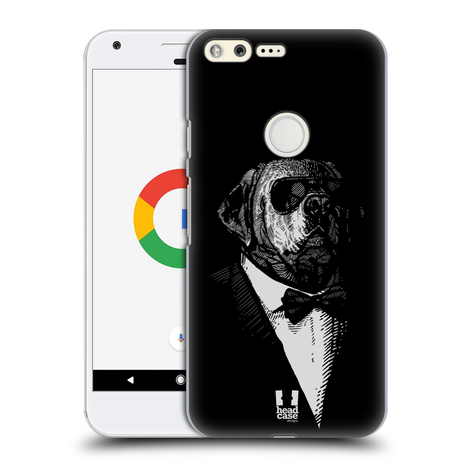 HEAD CASE plastový obal na mobil GOOGLE Pixel vzor Zvíře v obleku pes