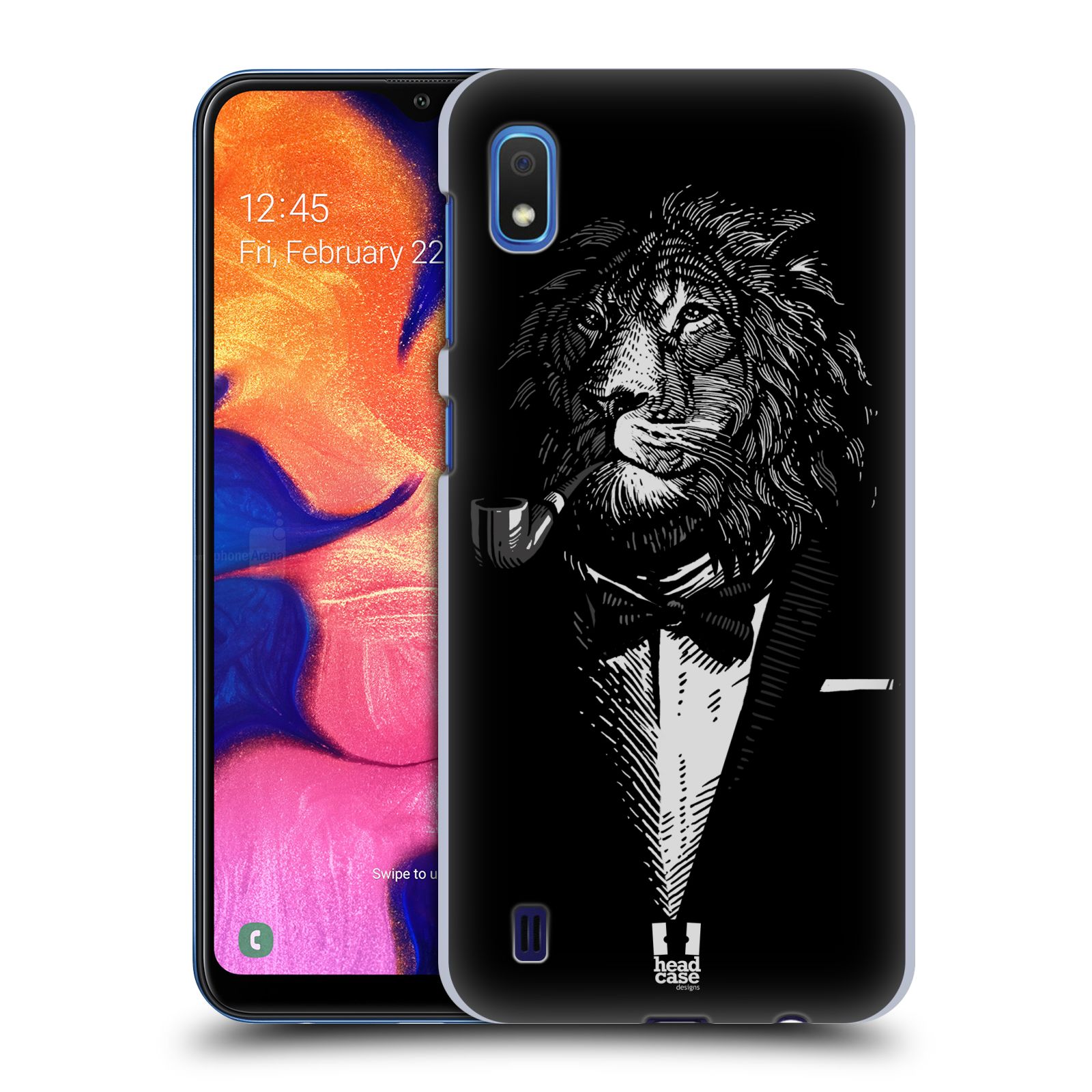 Pouzdro na mobil Samsung Galaxy A10 - HEAD CASE - vzor Zvíře v obleku lev