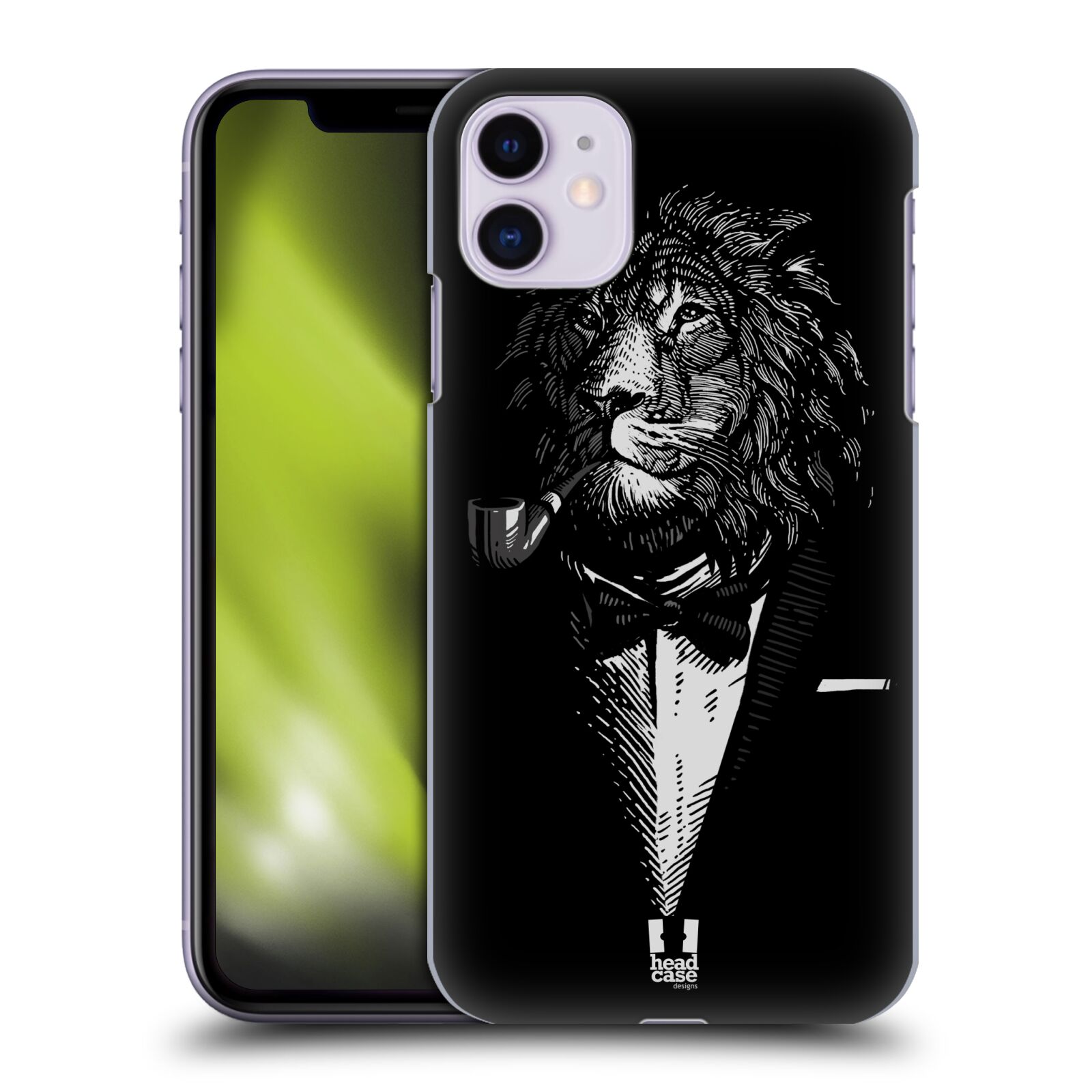 Pouzdro na mobil Apple Iphone 11 - HEAD CASE - vzor Zvíře v obleku lev