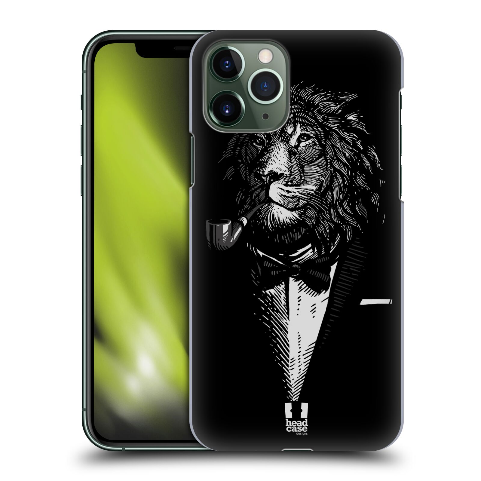 Pouzdro na mobil Apple Iphone 11 PRO - HEAD CASE - vzor Zvíře v obleku lev