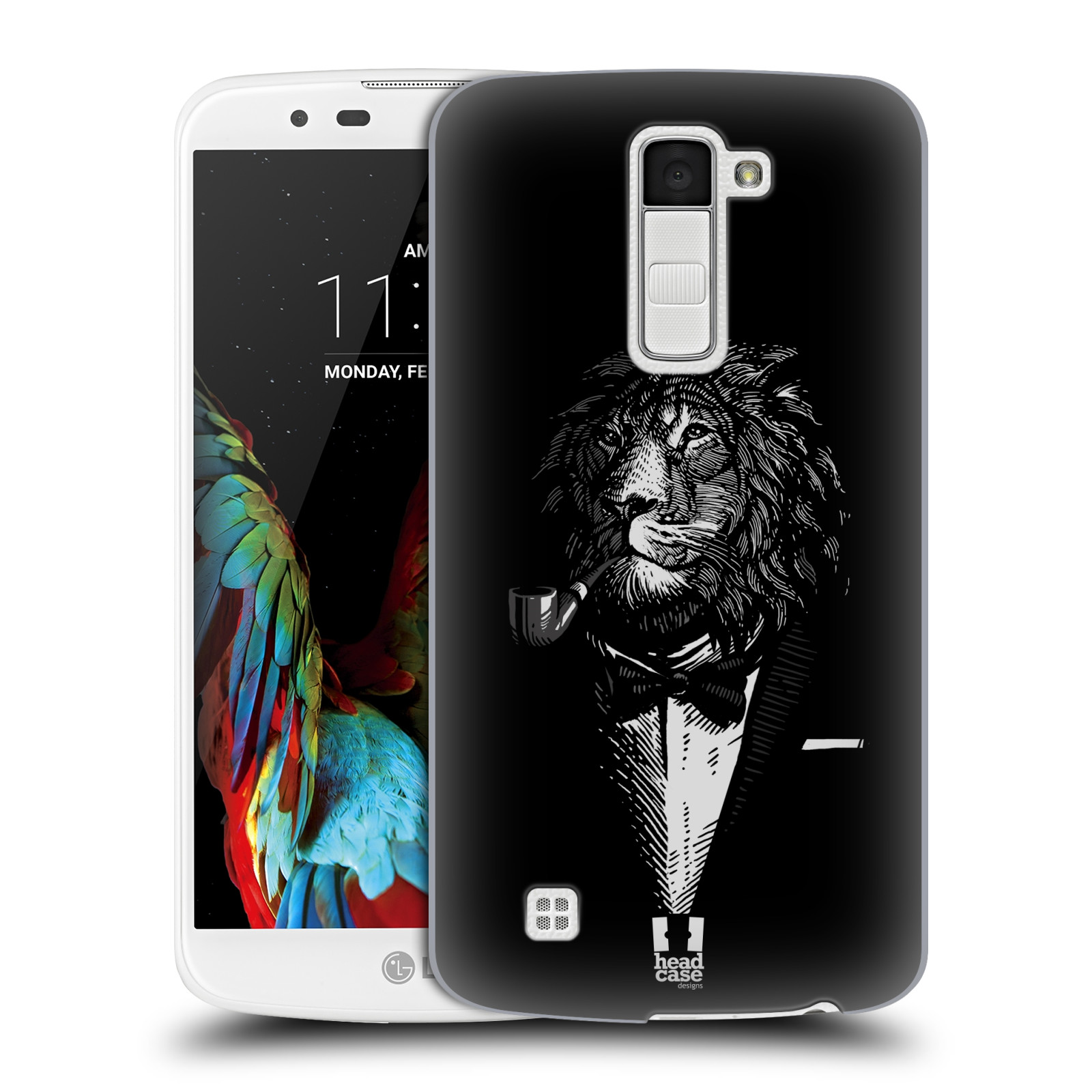 HEAD CASE plastový obal na mobil LG K10 vzor Zvíře v obleku lev