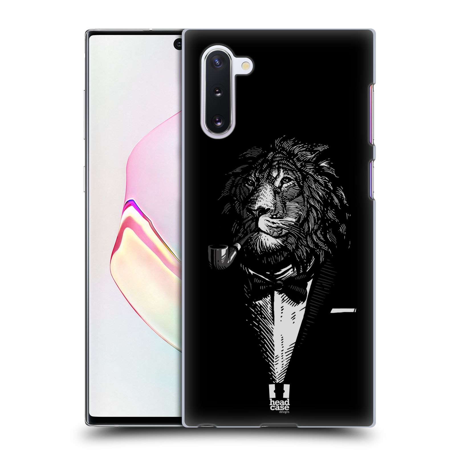 Pouzdro na mobil Samsung Galaxy Note 10 - HEAD CASE - vzor Zvíře v obleku lev