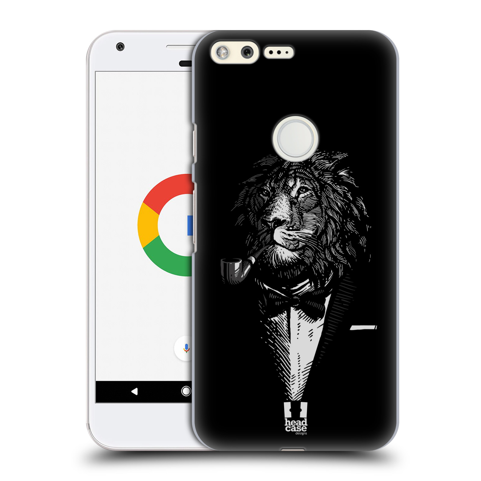 HEAD CASE plastový obal na mobil GOOGLE Pixel vzor Zvíře v obleku lev