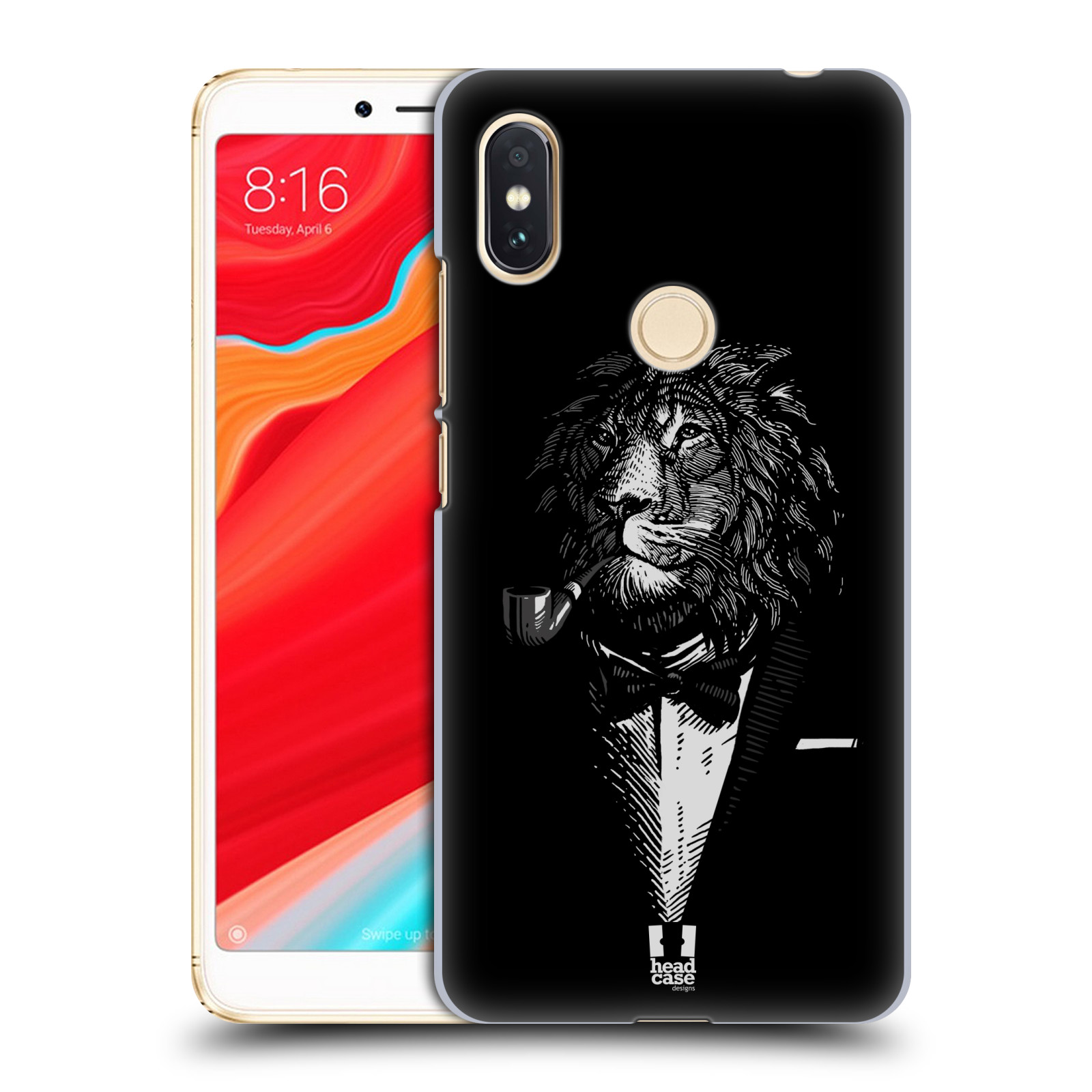 HEAD CASE plastový obal na mobil Xiaomi Redmi S2 vzor Zvíře v obleku lev